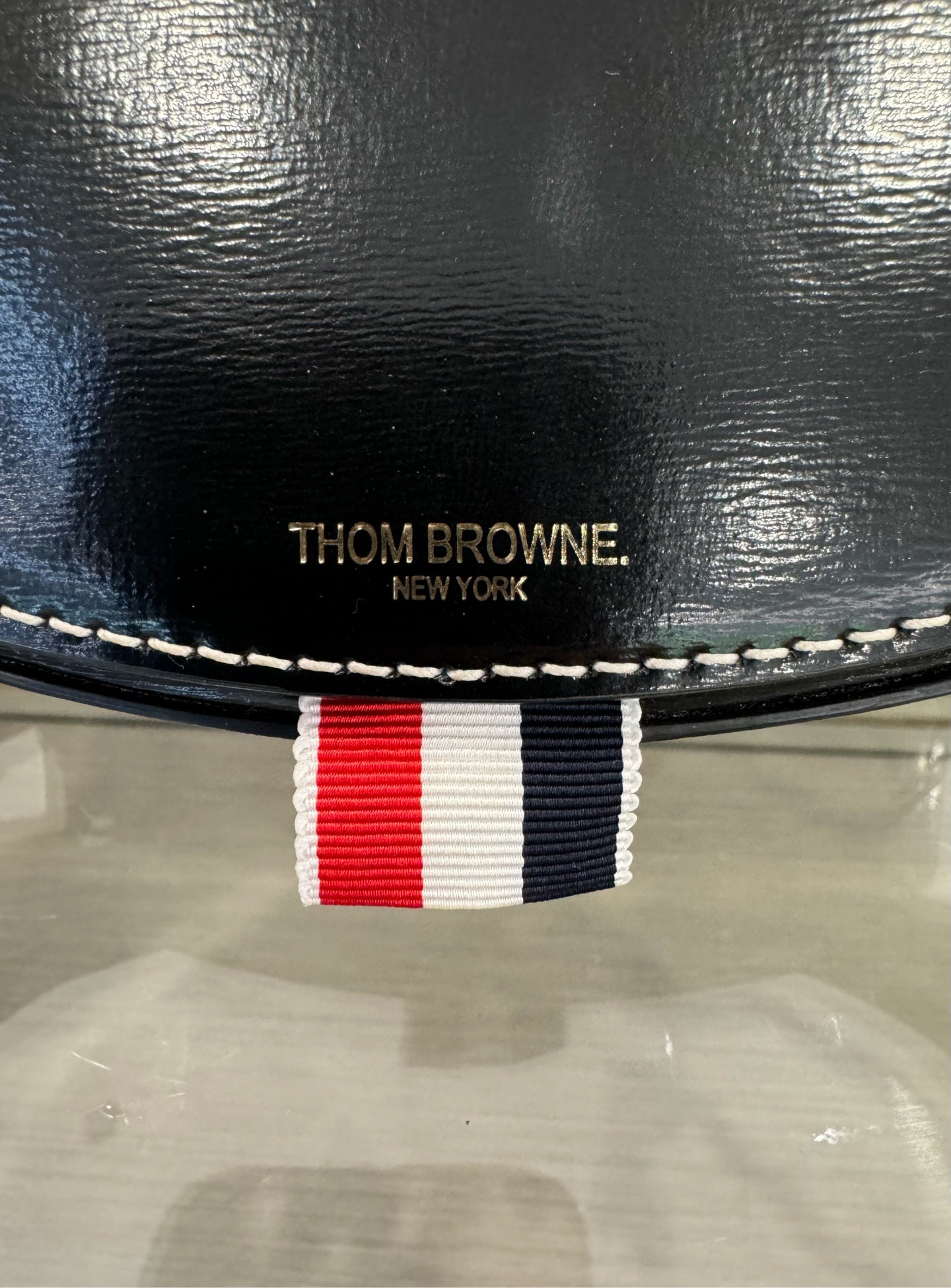 Thom Browne - Crab Box Chain Bag - Leather - Black - (mini)