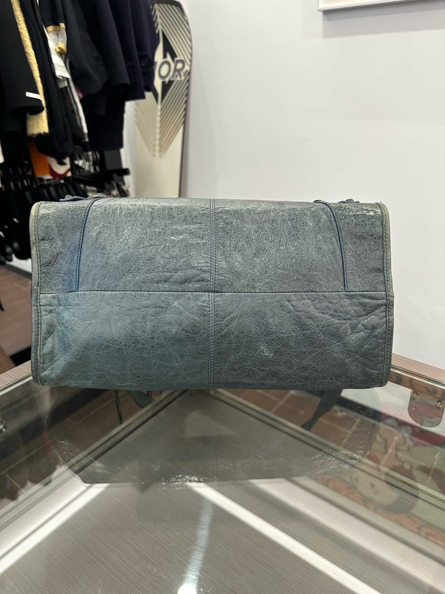 Balenciaga - Classic City - Leather - Blue - (medium)