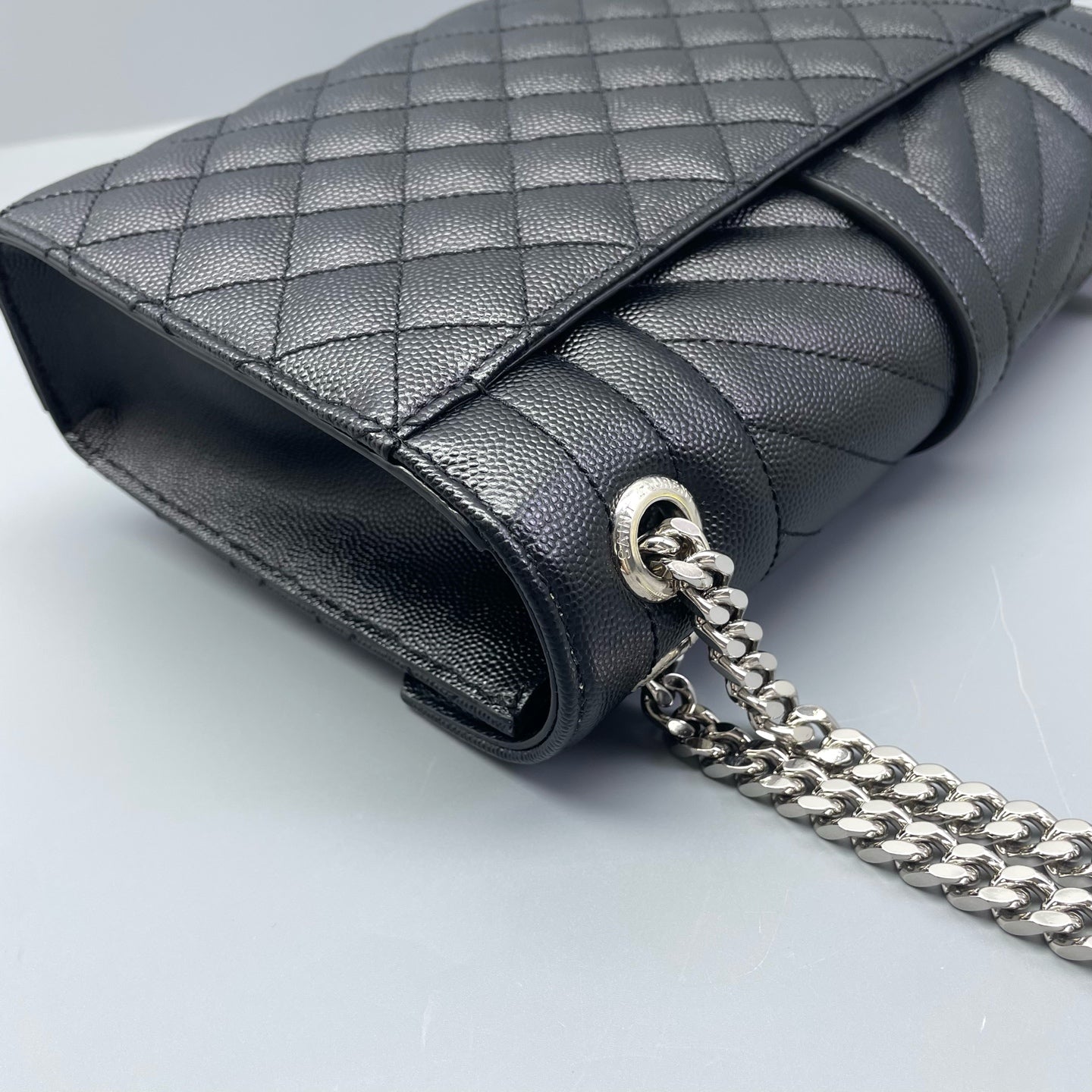 Saint Laurent - Envelope Medium Chain Bag - Leather - Black - (medium)