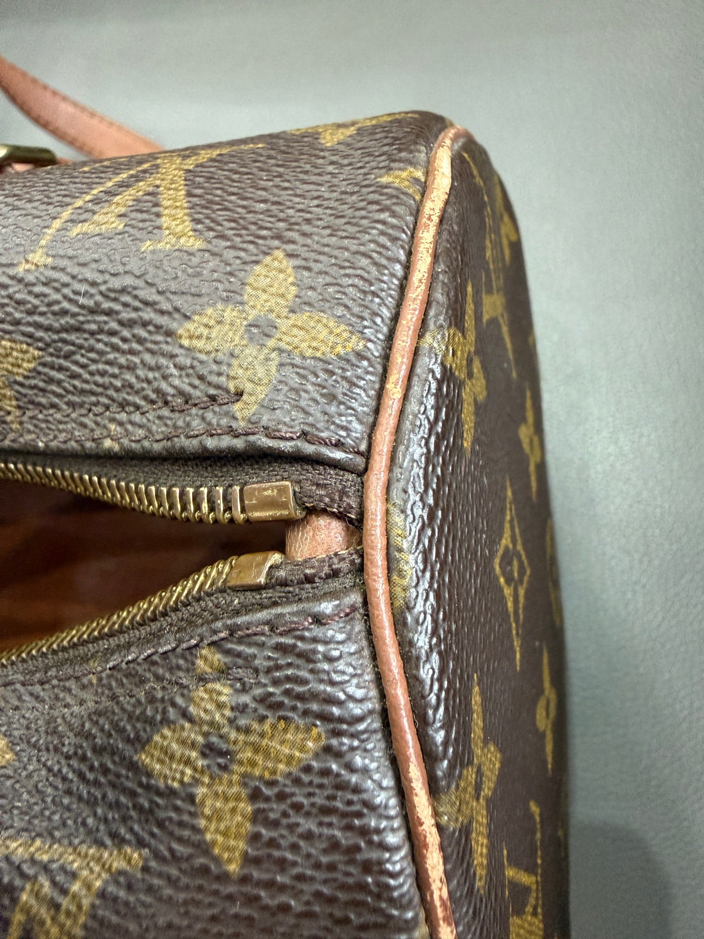 Louis Vuitton - Papillon 30 - Monogram coated canvas with Vachetta leather trim - Brown - (Medium)