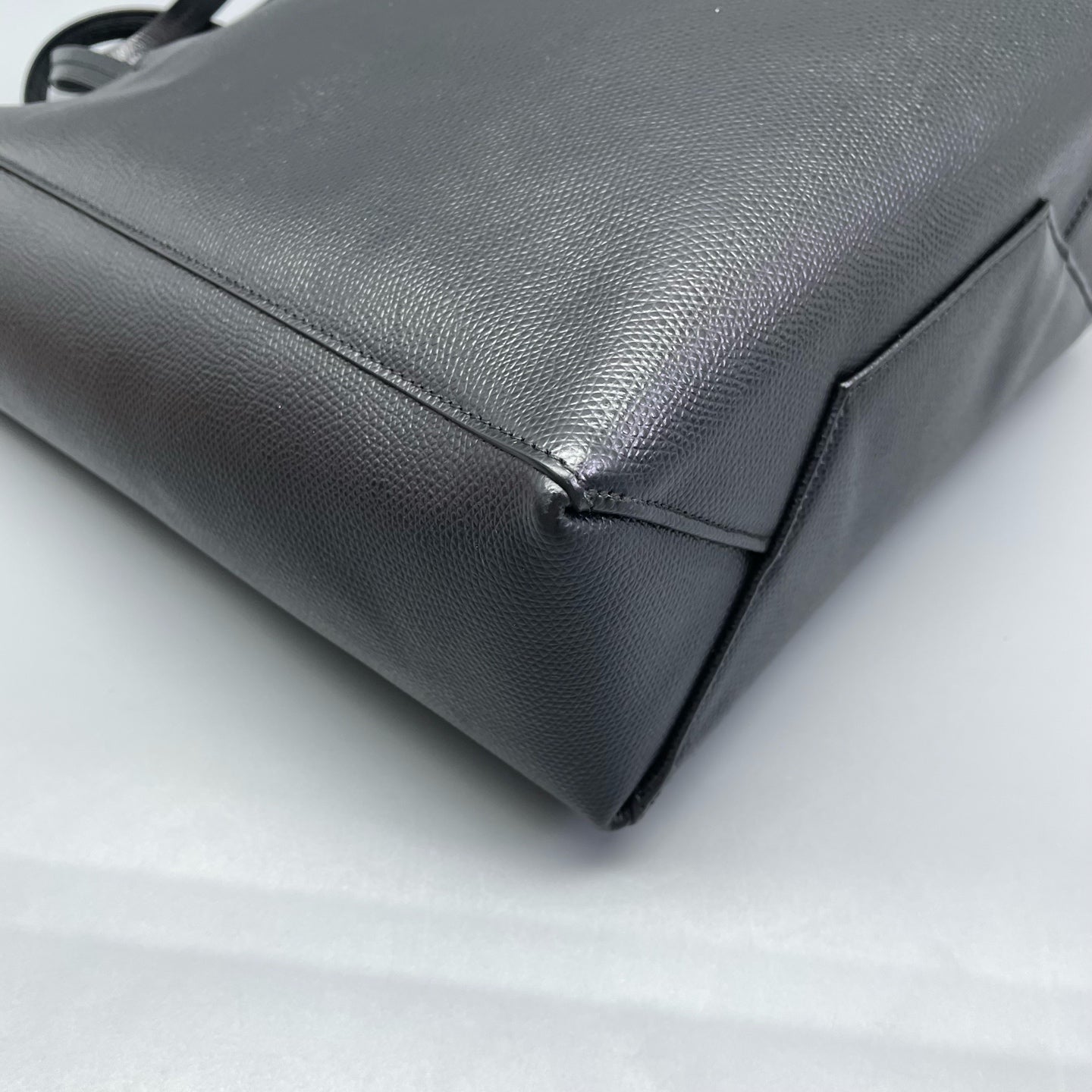 Celine - Cabas Tote Bag - Grained calfskin leather - Black - (Medium)