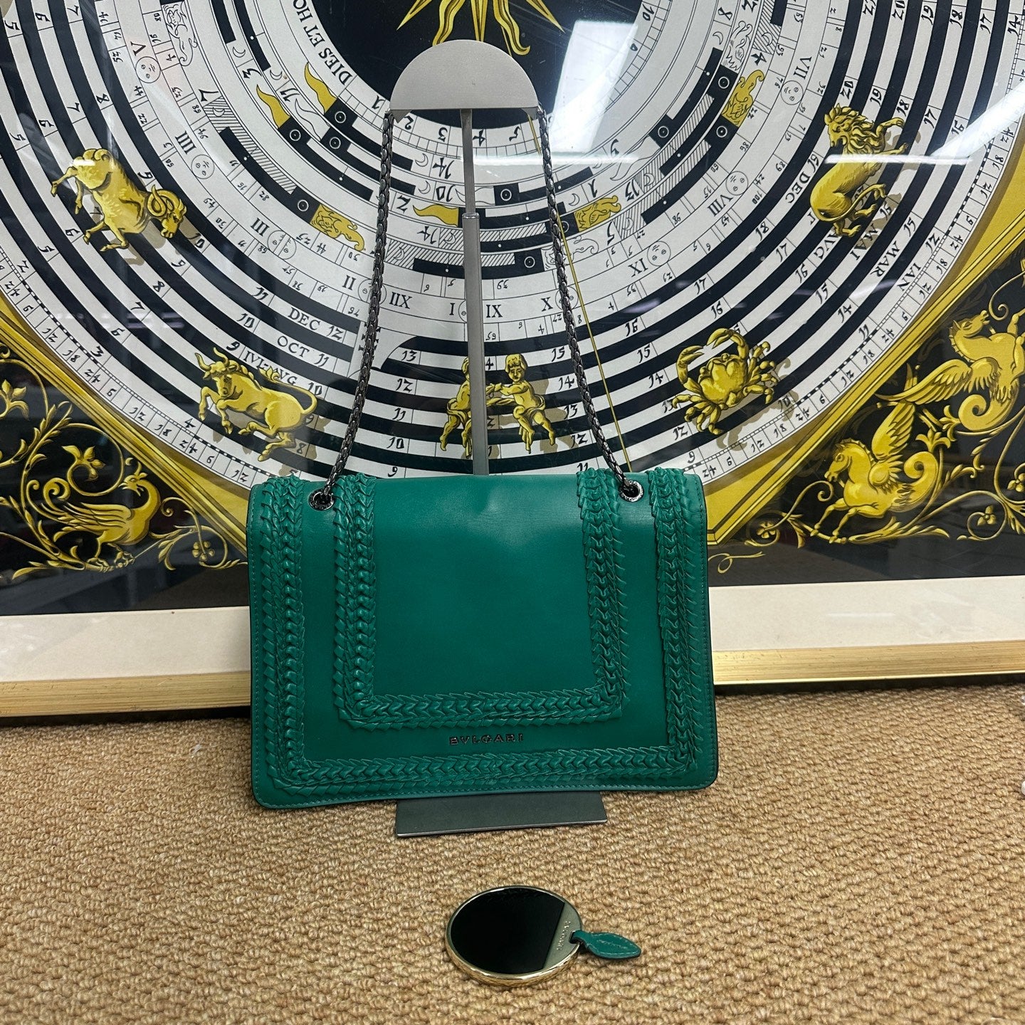 Bvlgari - Serpenti Forever Flap Bag - Calfskin leather - Green - (medium)