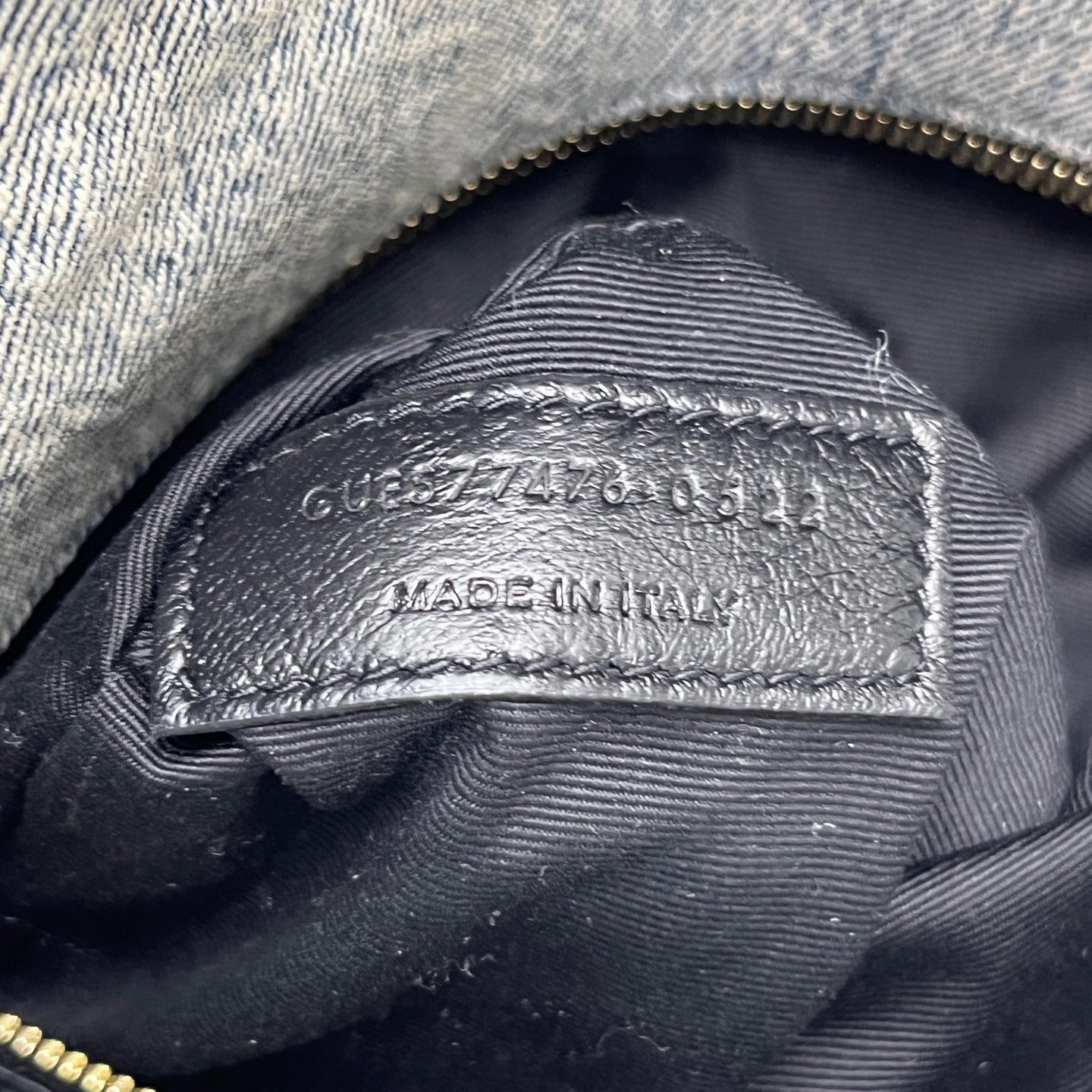 Saint Laurent - Loulou Puffer Bag - Denim - Blue - (Small)