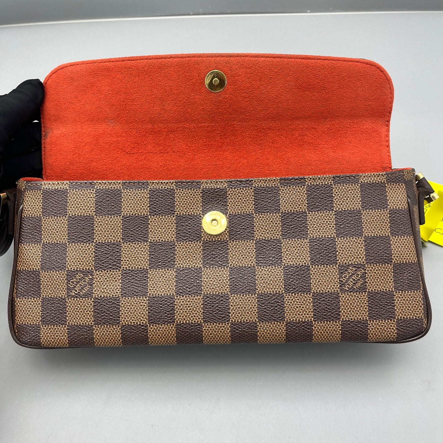 Louis Vuitton - Omotesando Flap Shoulder Bag - Damier Ebene coated canvas with leather trim - Brown - (Small)