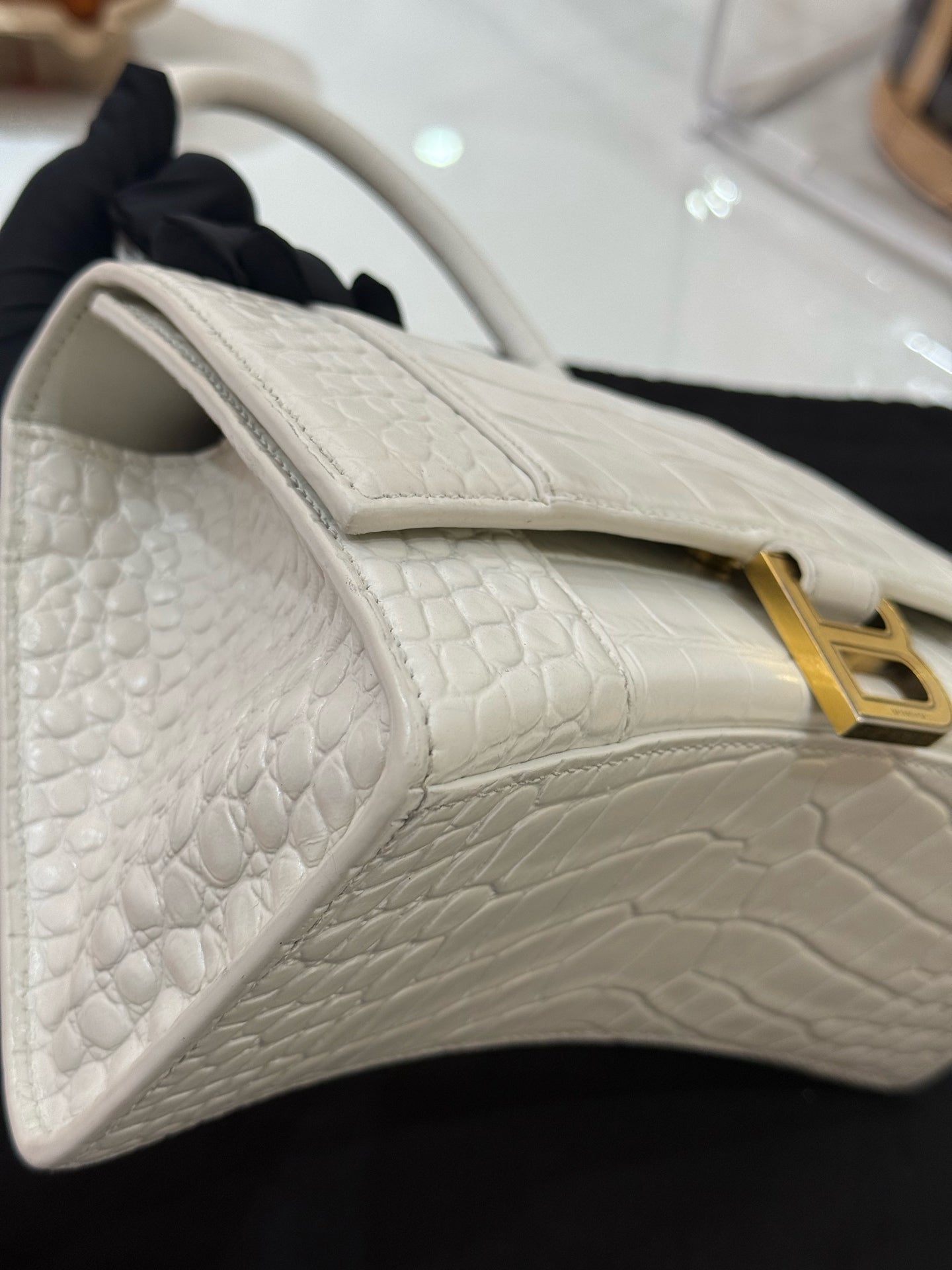 Balenciaga - Hourglass - Leather - White - (small)