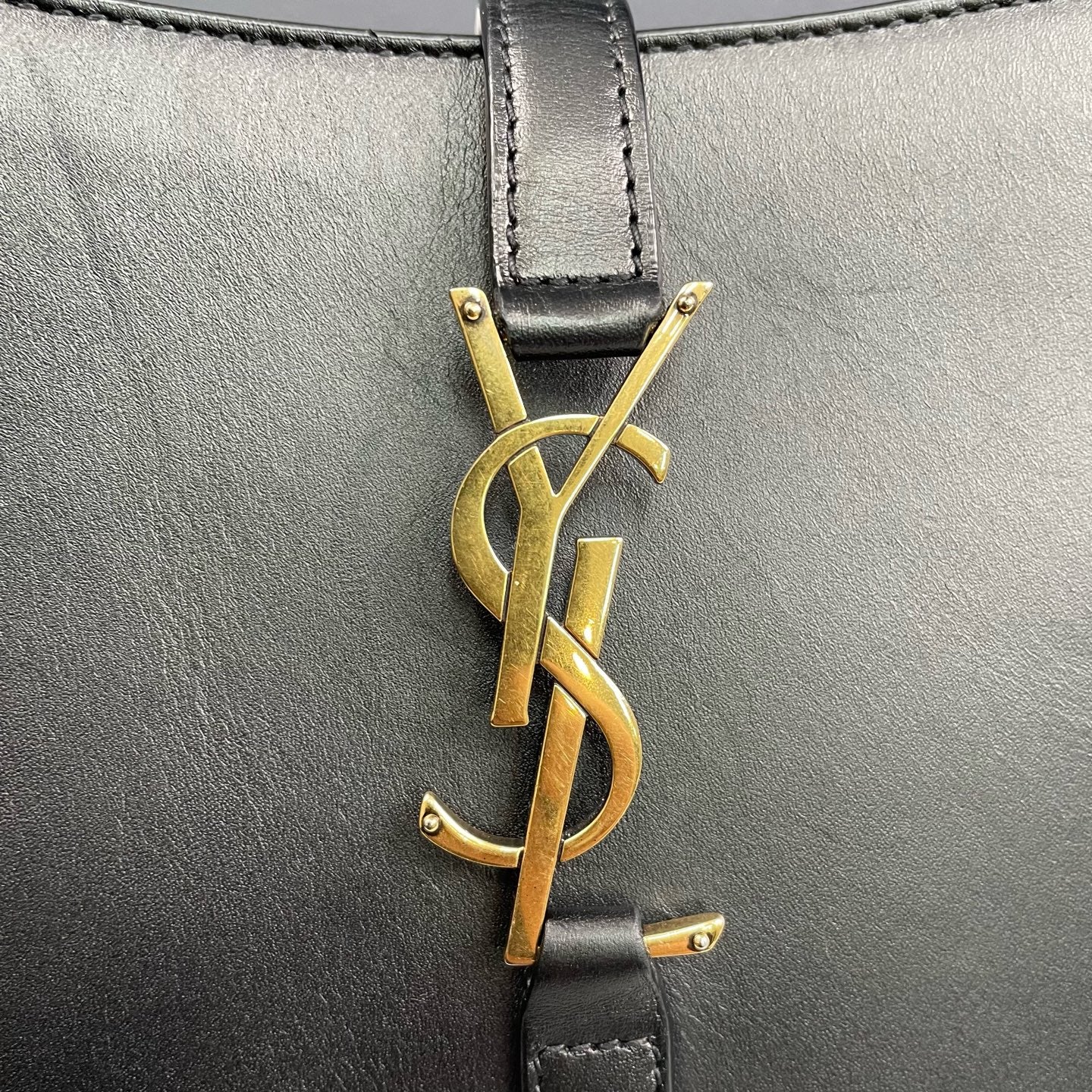 Saint Laurent - LE 5 A 7 - Leather - Black - (mini)