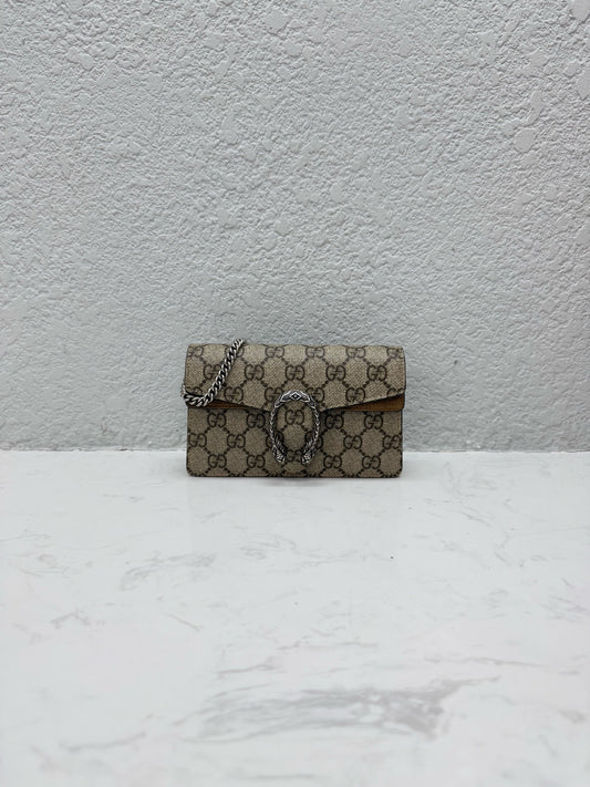 Gucci - Dionysus Mini - Coated canvas and leather - Camel - (mini)