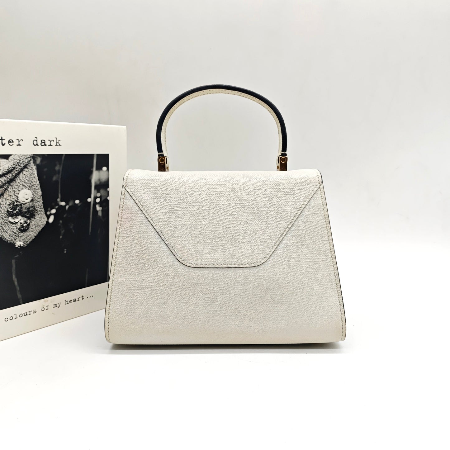 Valextra - Top Handle Bag - Cowhide leather - White - (mini)