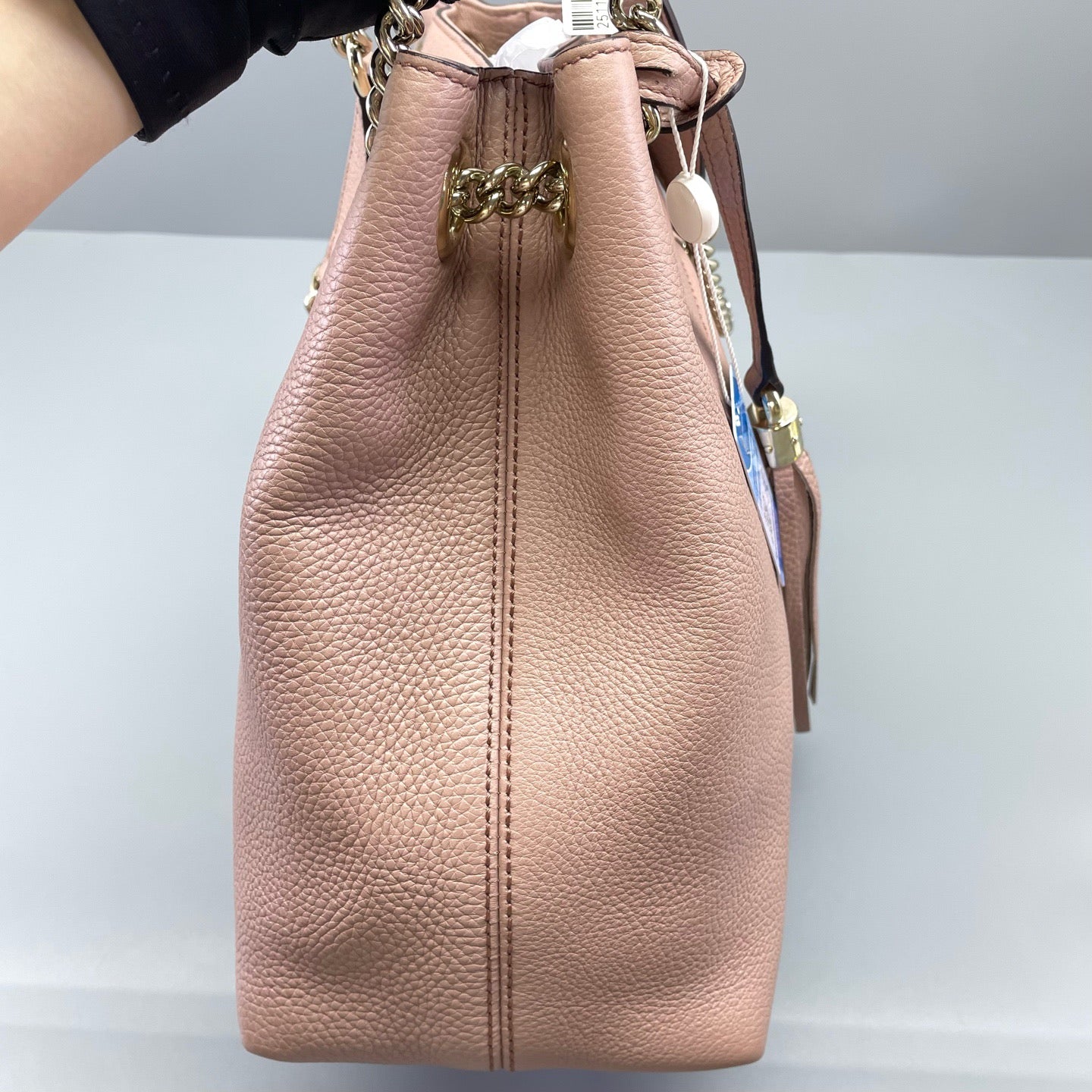 Gucci - Soho Chain Shoulder Bag - Grained leather - Pink - (medium)