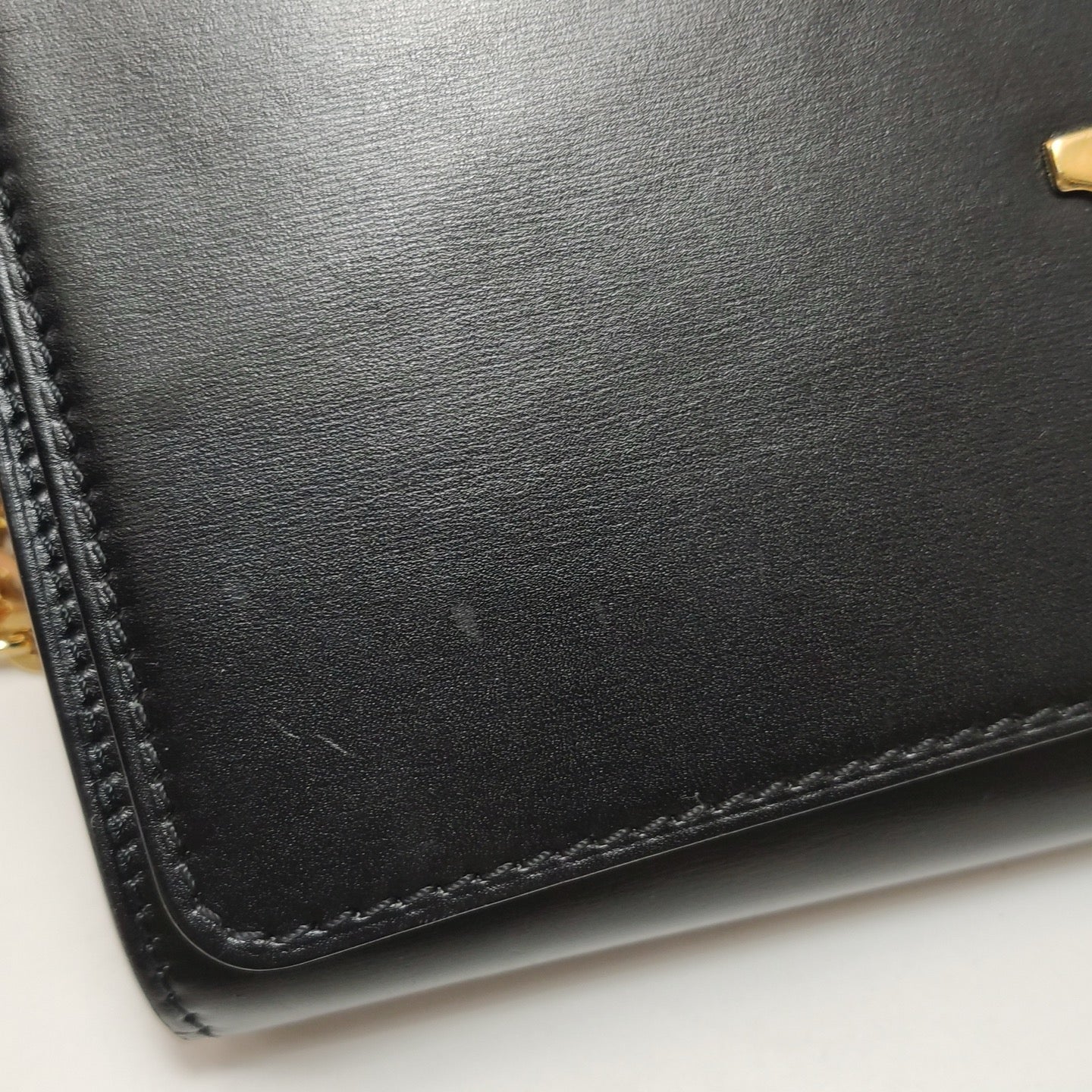 Louis Vuitton - Chain Louise - Smooth cowhide leather - Black - (Mini)