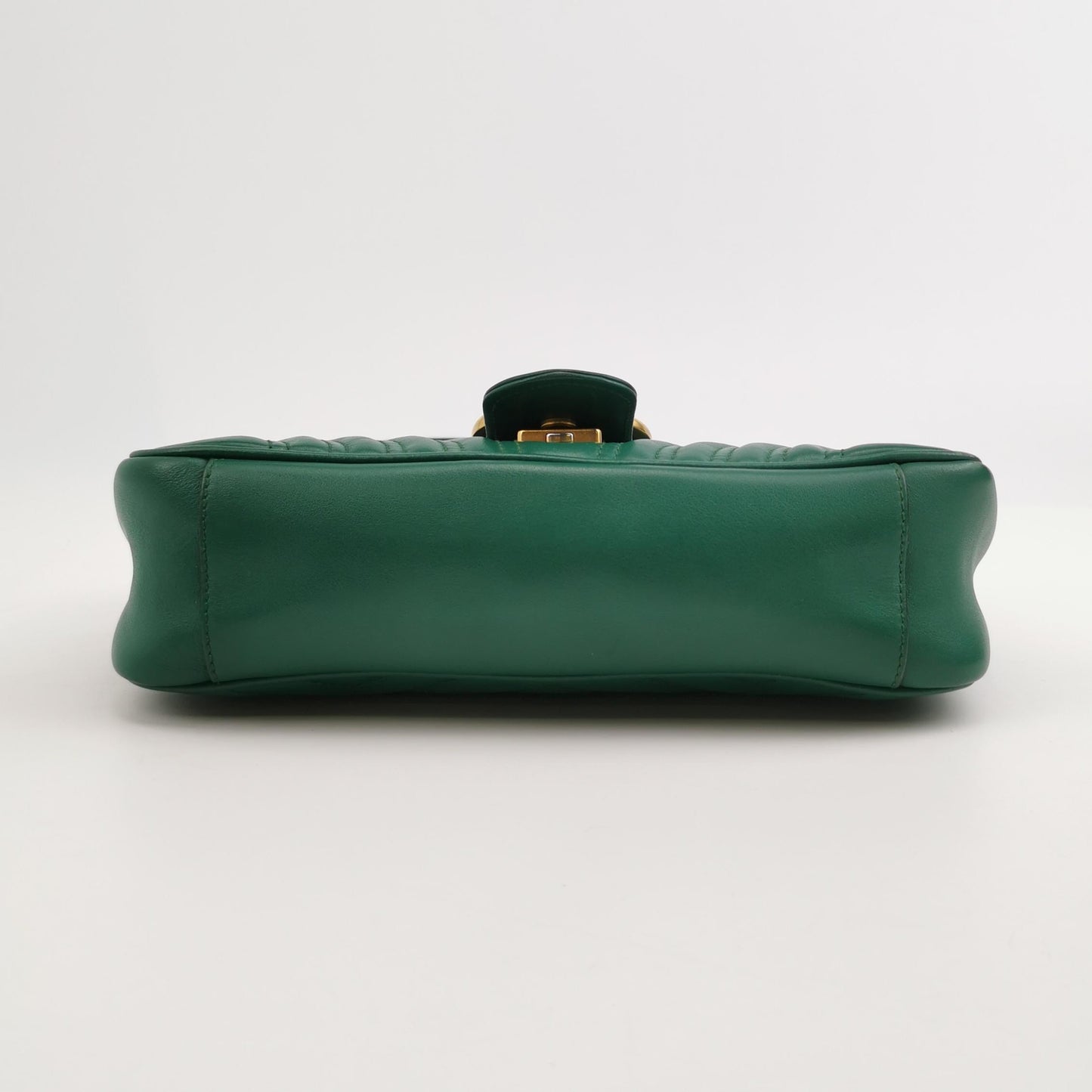 Gucci - GG Marmont Matelassé Small Shoulder Bag - Leather - Green - (small)