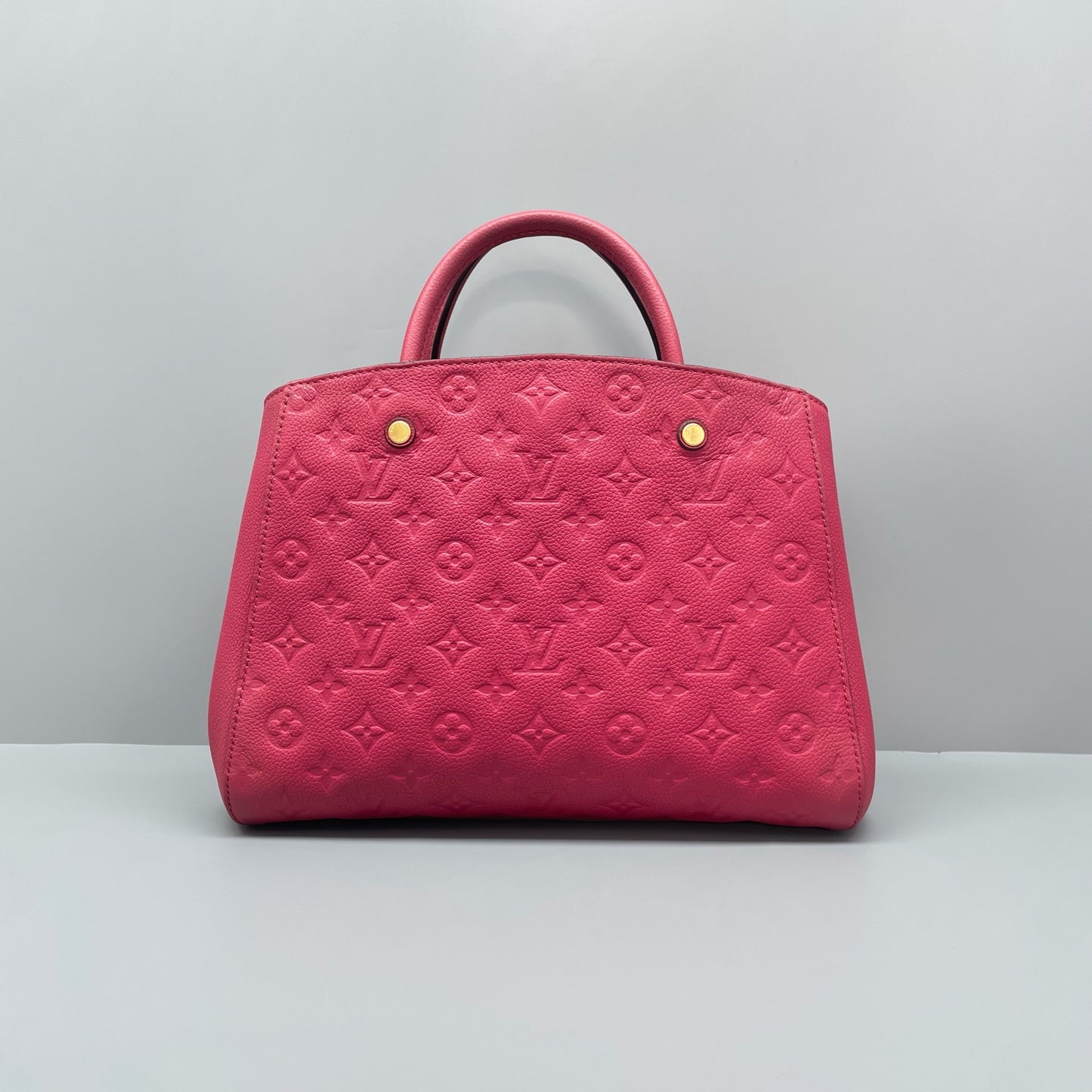 Louis Vuitton - Montaigne MM - Monogram Empreinte leather - Rose Red - (Medium)