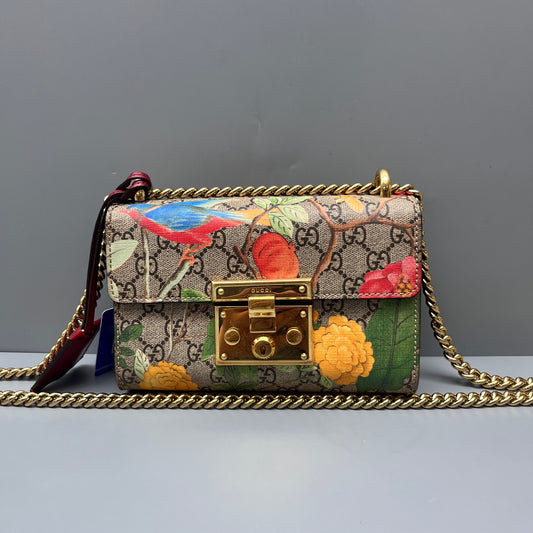 Gucci - Padlock GG Supreme Tian Shoulder Bag - GG Supreme canvas and Leather - Multicolour - (mini)