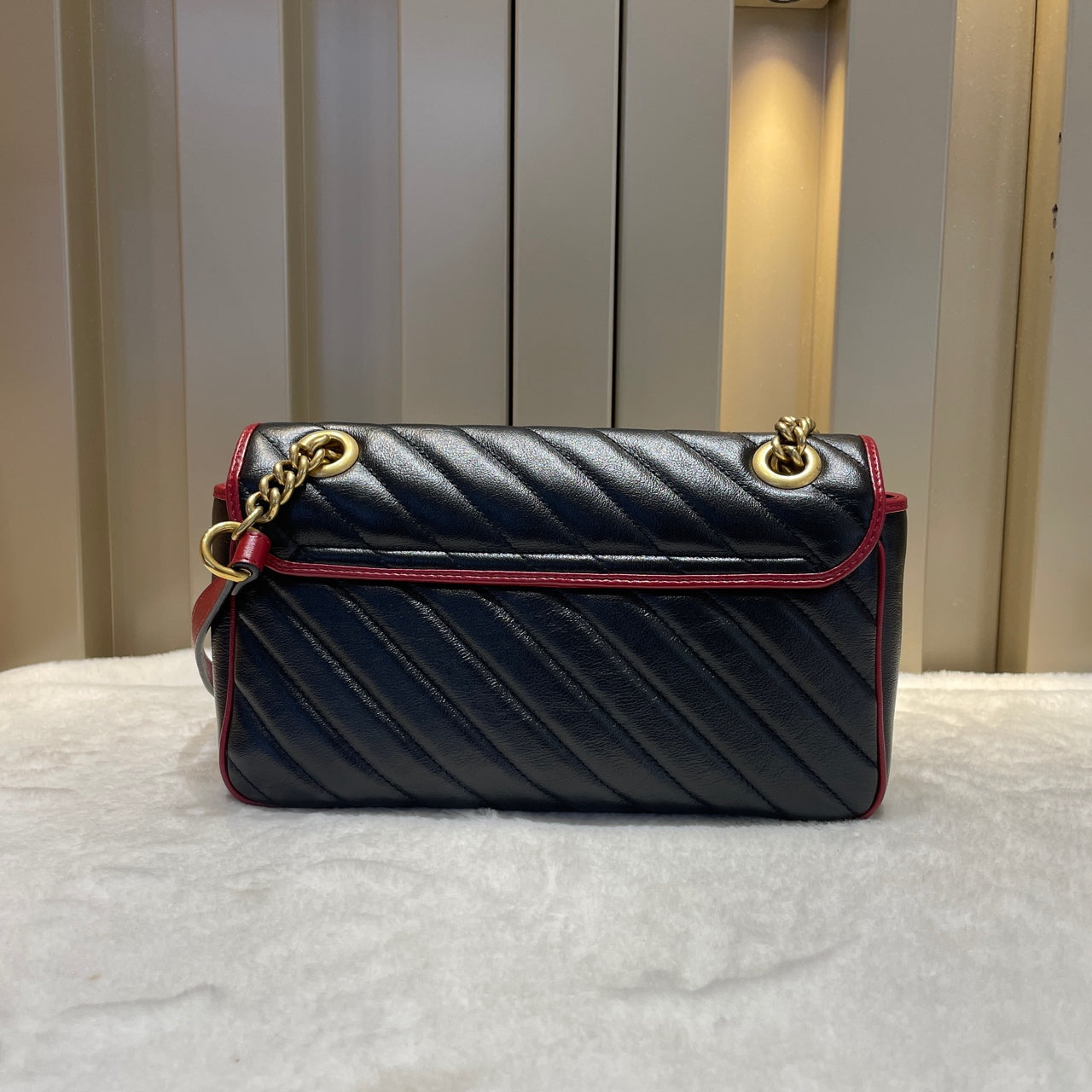 Gucci - GG Marmont Matelassé Shoulder Bag 26 - Leather - Black - (medium)