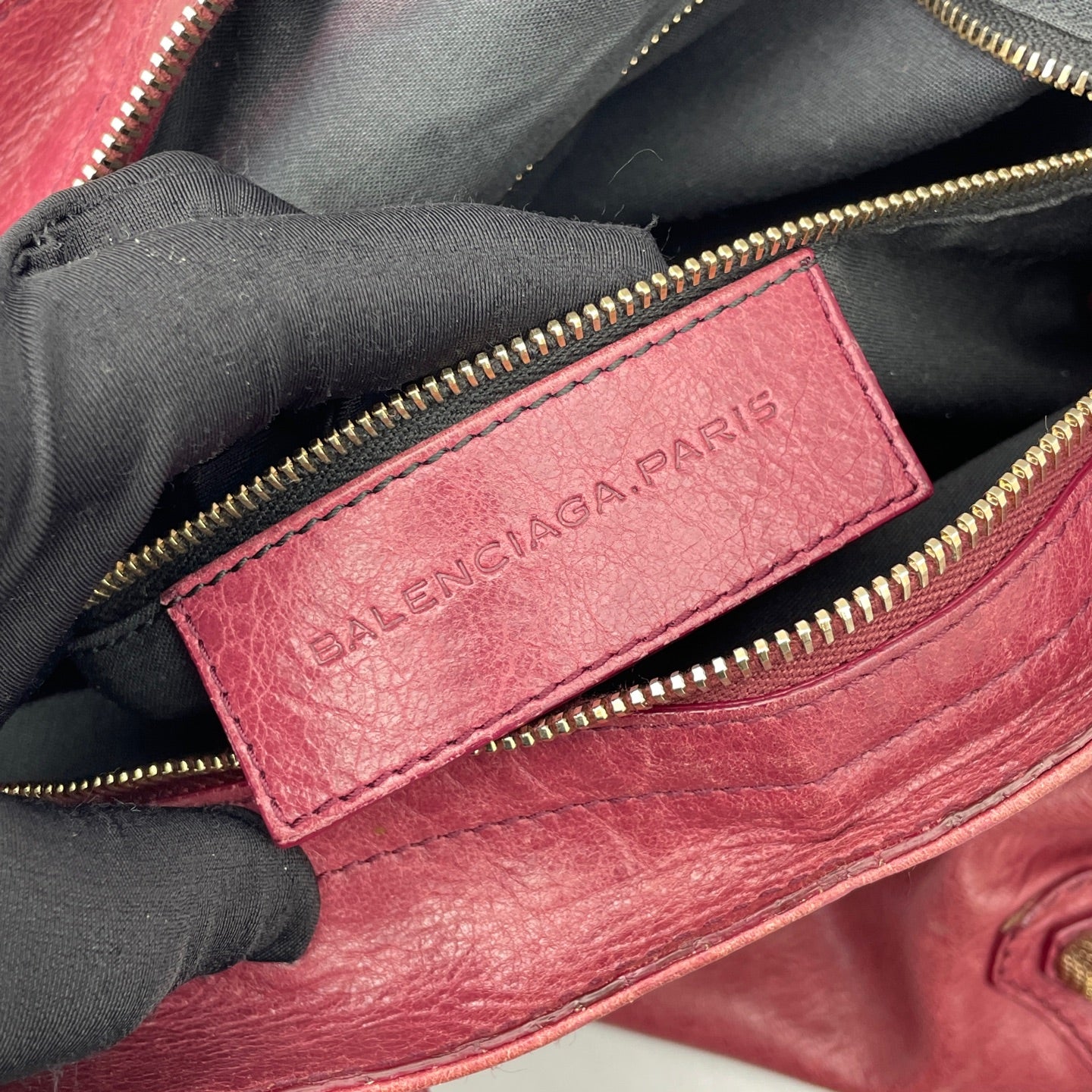 Balenciaga - City Bag - Leather - Burgundy - (medium)