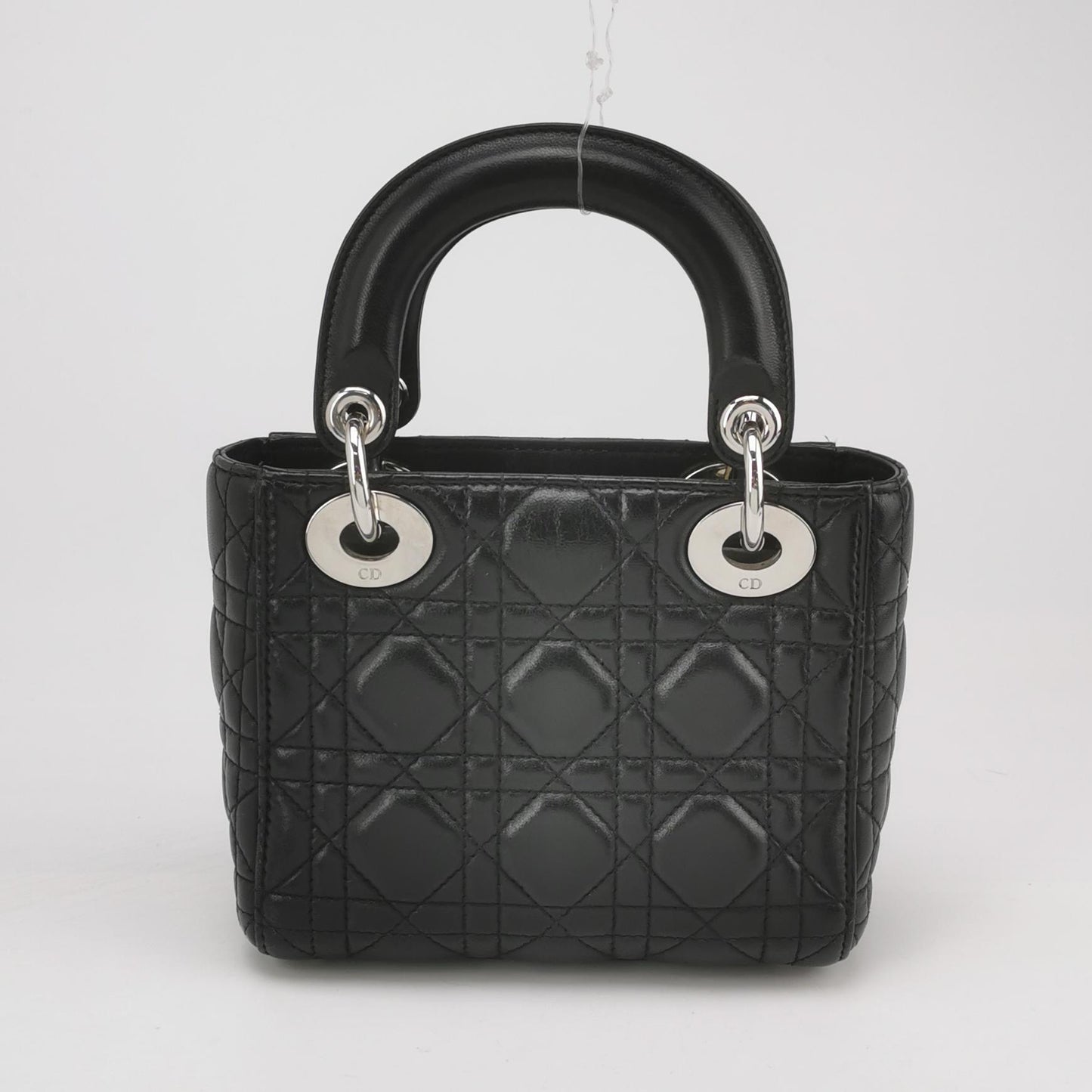 Dior - Lady Dior Mini - Lambskin leather - Black - (mini)