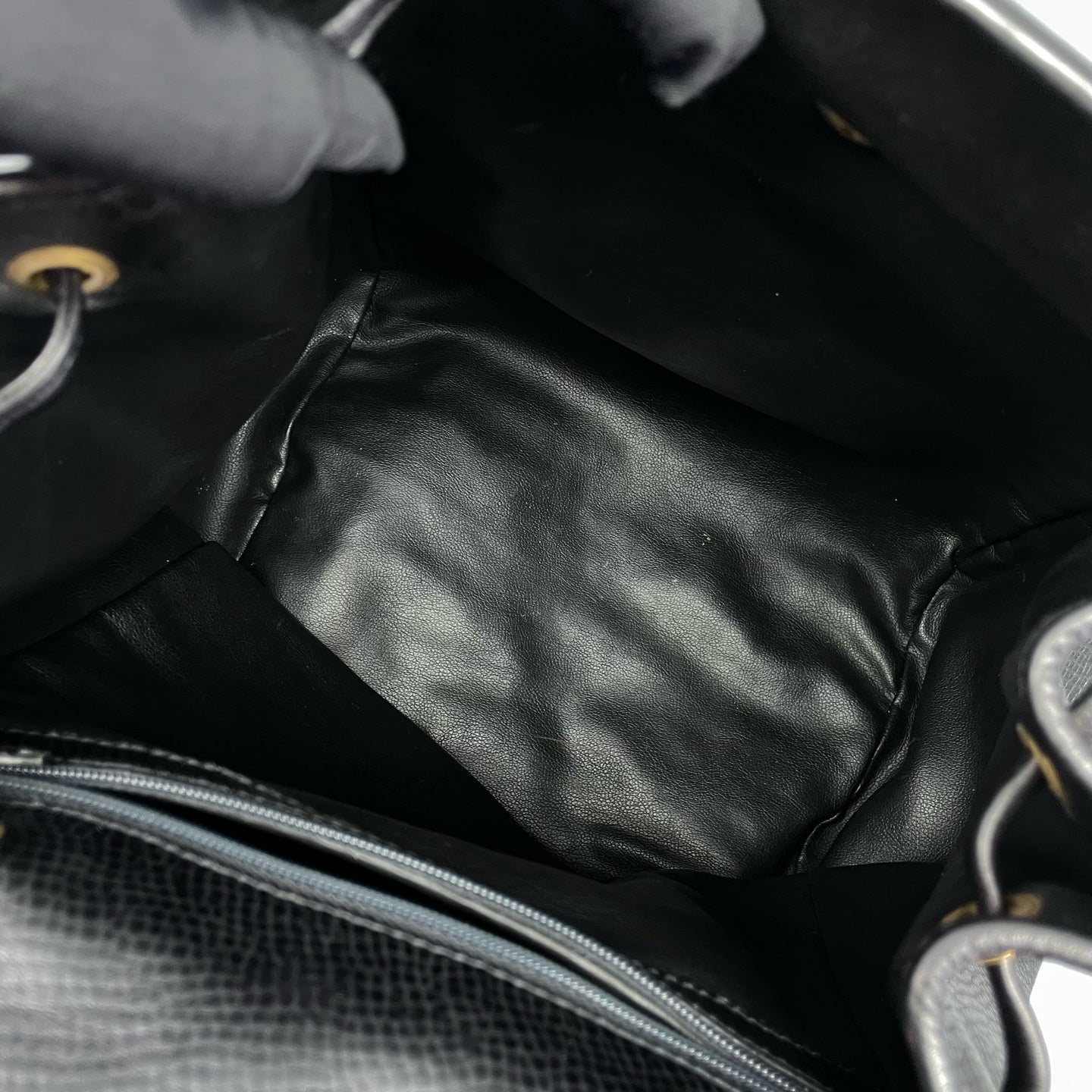 Dior - Vintage CD Coin Backpack - Leather - Black - (medium)