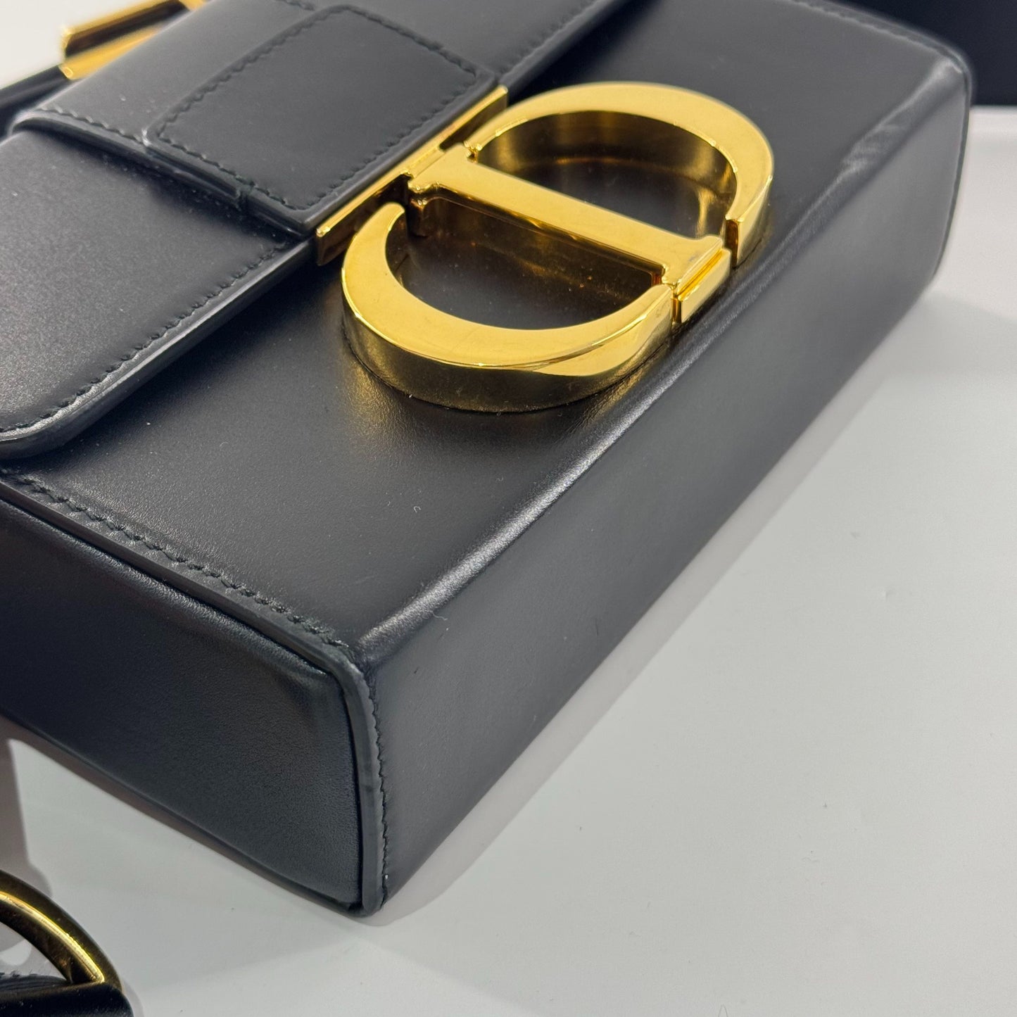 Dior - Montaigne Box Bag - Leather - Black - (mini)