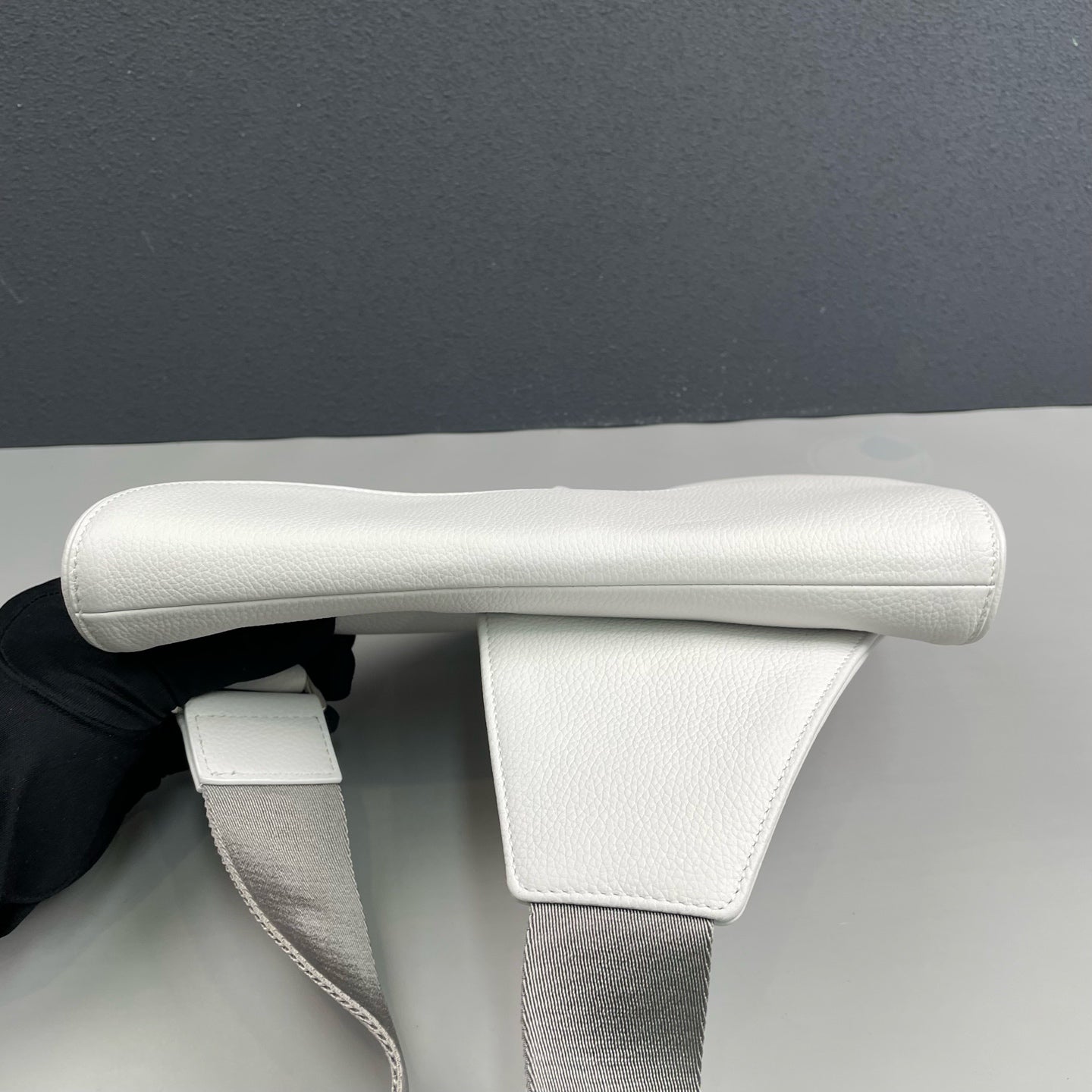Dior - Saddle Bag - Grained leather - White - (small)