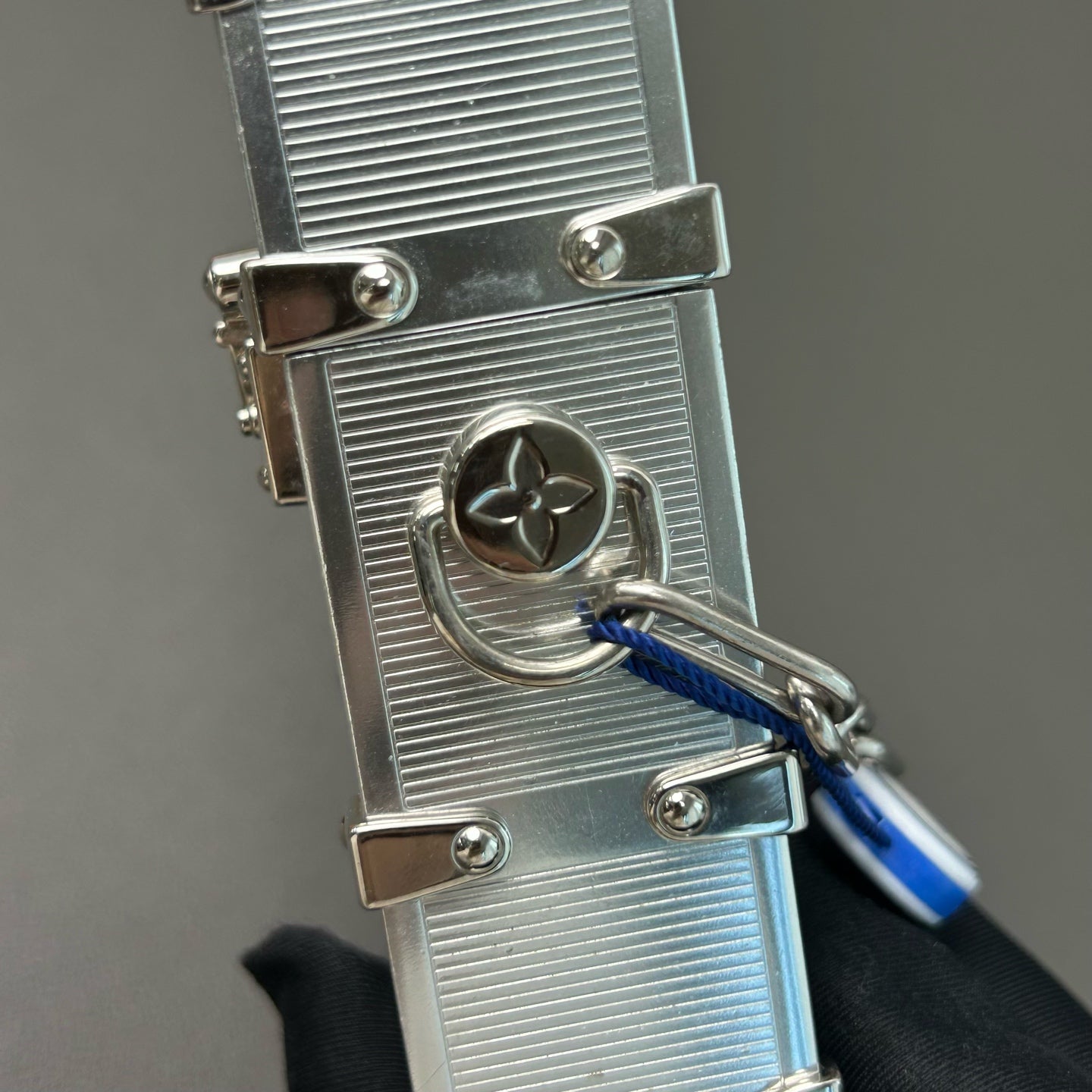 Louis Vuitton - Mini Cigarette Case Trunk - Plastic and Metal - Silver - (mini)