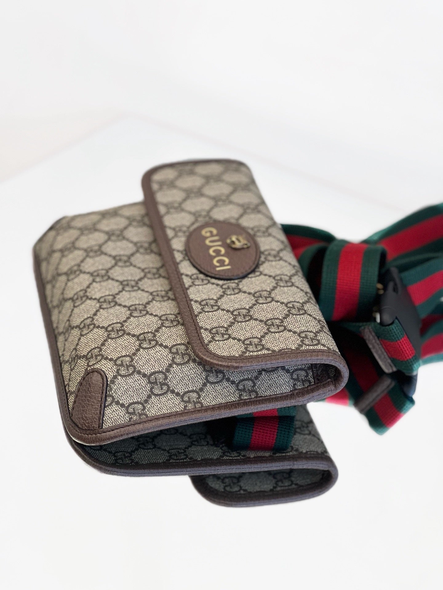 Gucci - Ophidia GG Supreme Tiger Head Belt Bag - Coated canvas with leather trim - Beige - (Small)