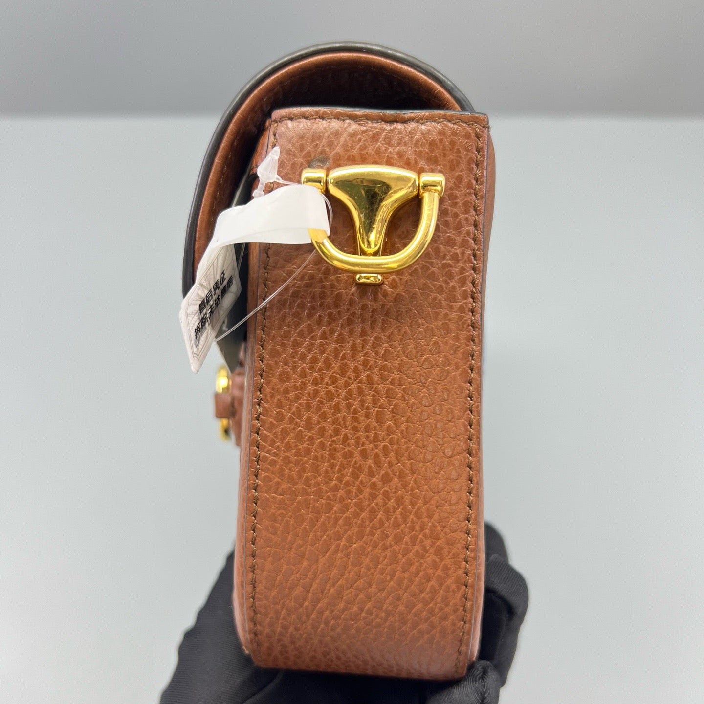 Gucci - 1955 Horsebit Denim Mini Shoulder Bag - Denim with leather trim - Blue - (mini)