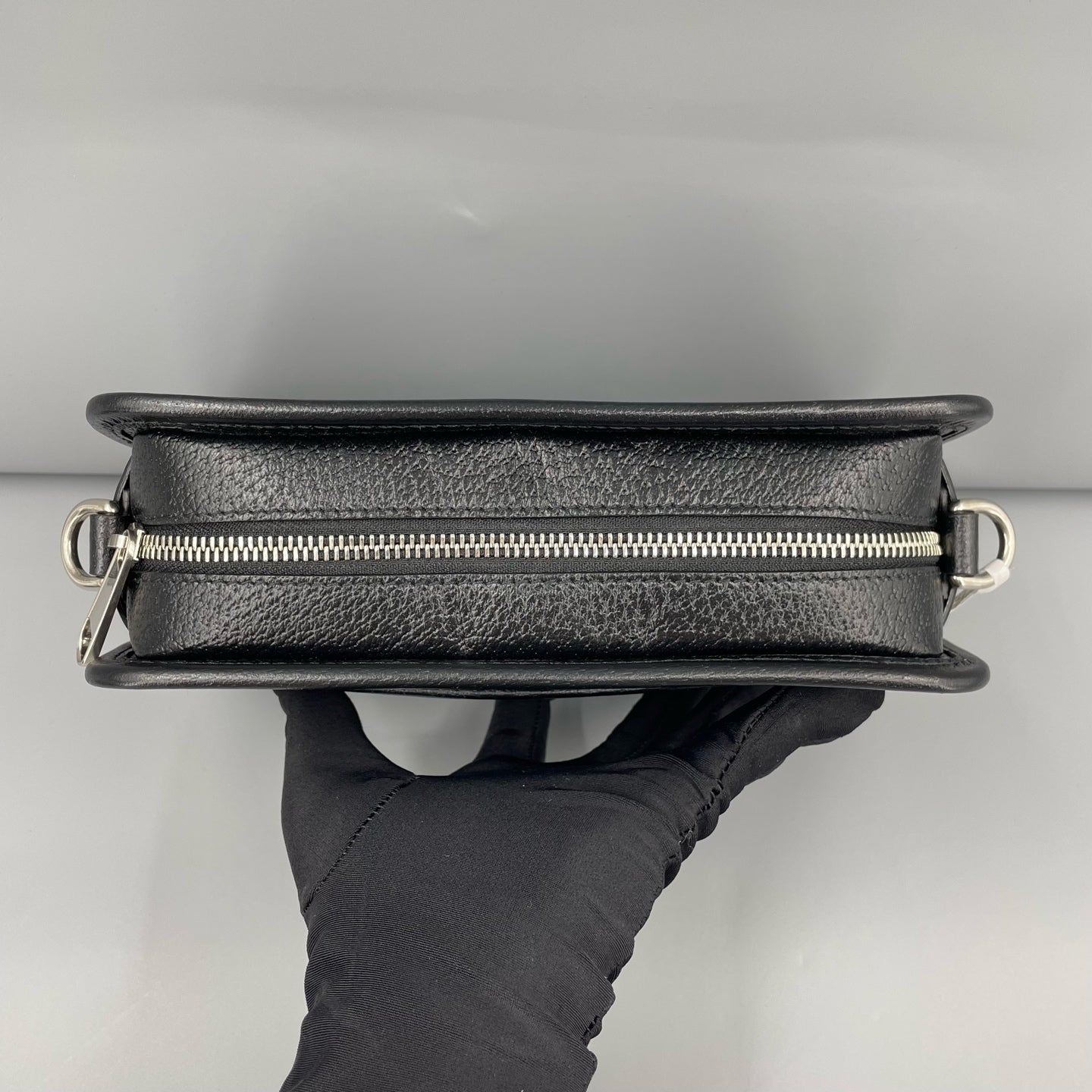 Gucci - Super Double G Mini Camera Bag - GG Supreme Canvas with Leather trim - Black - (mini)