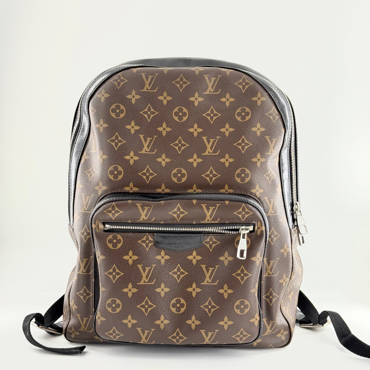 Louis Vuitton - Josh - Monogram coated canvas and leather - Brown and Black - (medium)