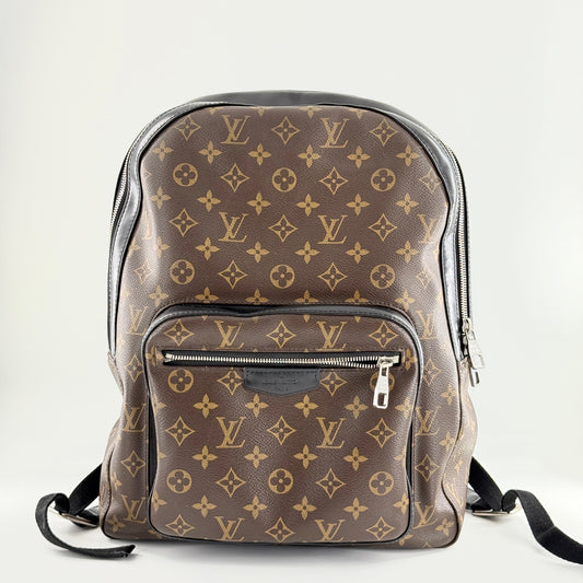 Louis Vuitton - Josh - Monogram coated canvas and leather - Brown and Black - (medium)