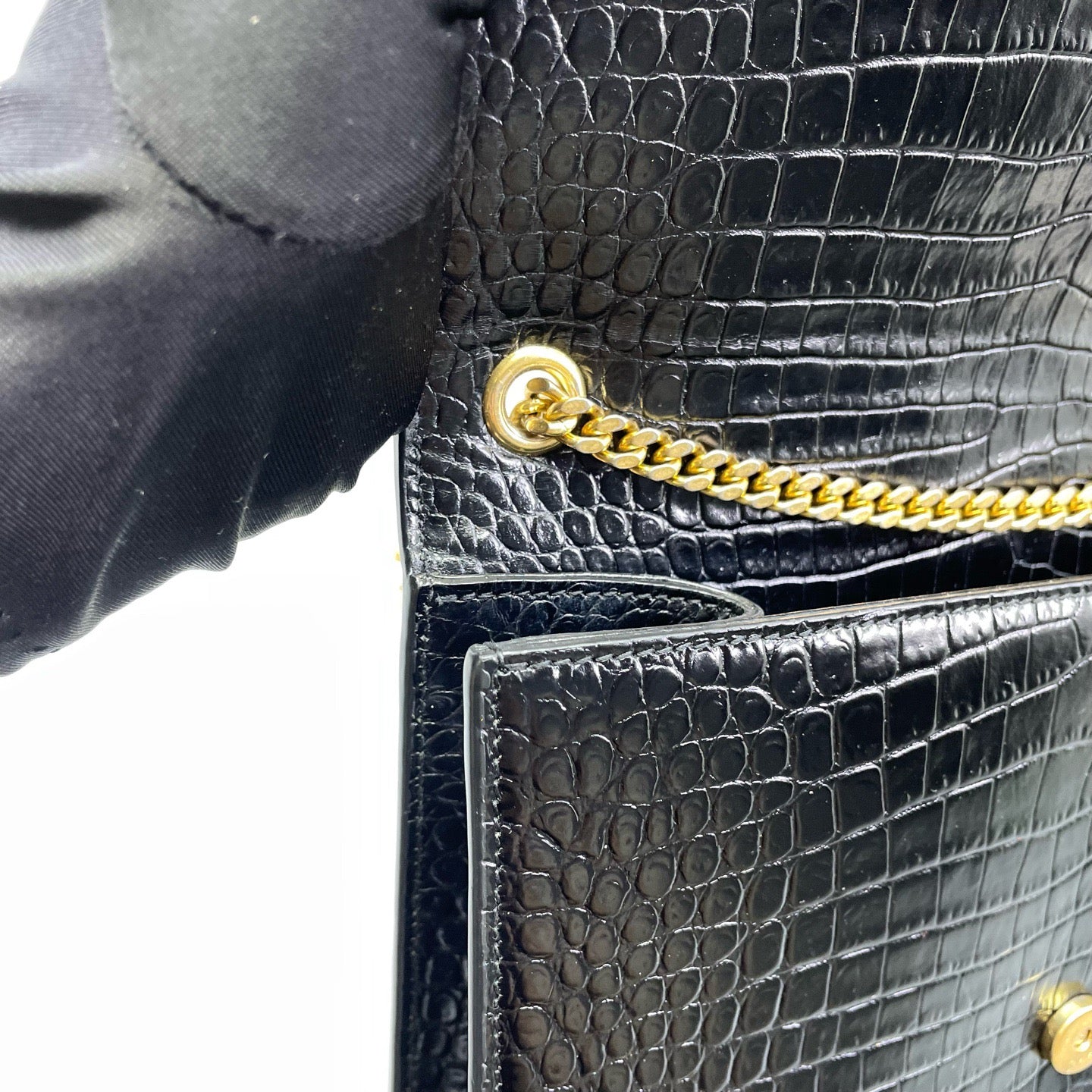 Saint Laurent - Kate Medium Tassel Bag - Leather - Black - (Medium)