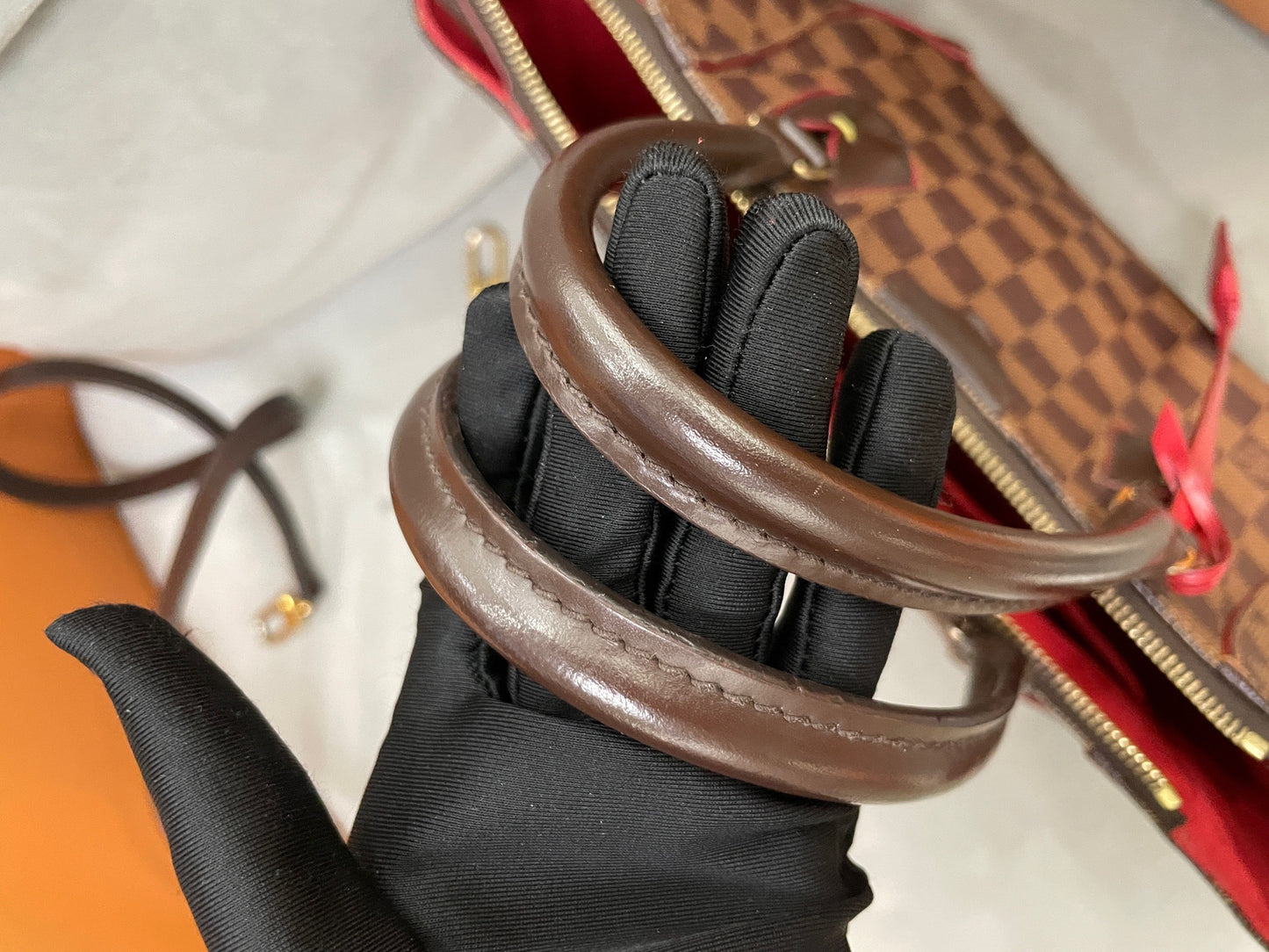 Louis Vuitton - Pallas BB - Damier Ebene coated canvas with leather trim - Brown - (mini)