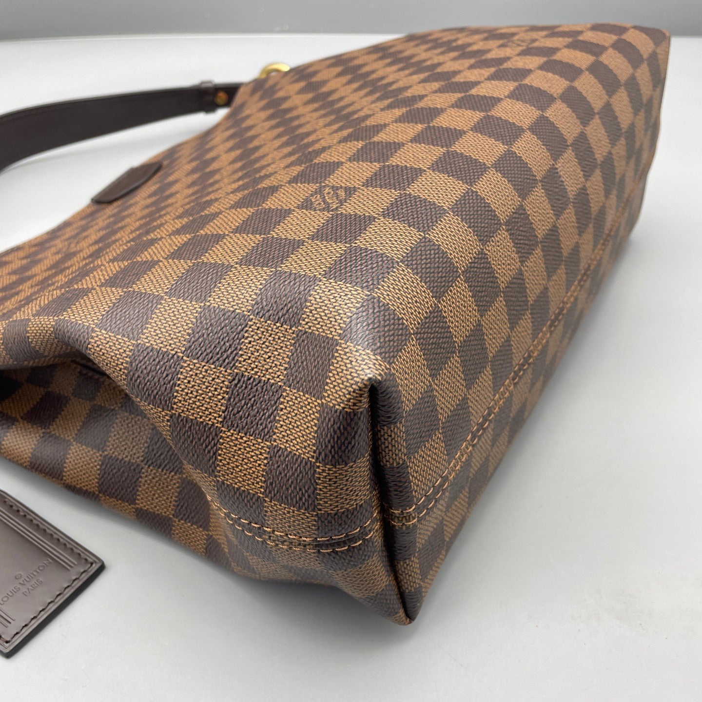 Louis Vuitton - Graceful MM - Damier Ebene coated canvas with leather trim - Brown - (medium)