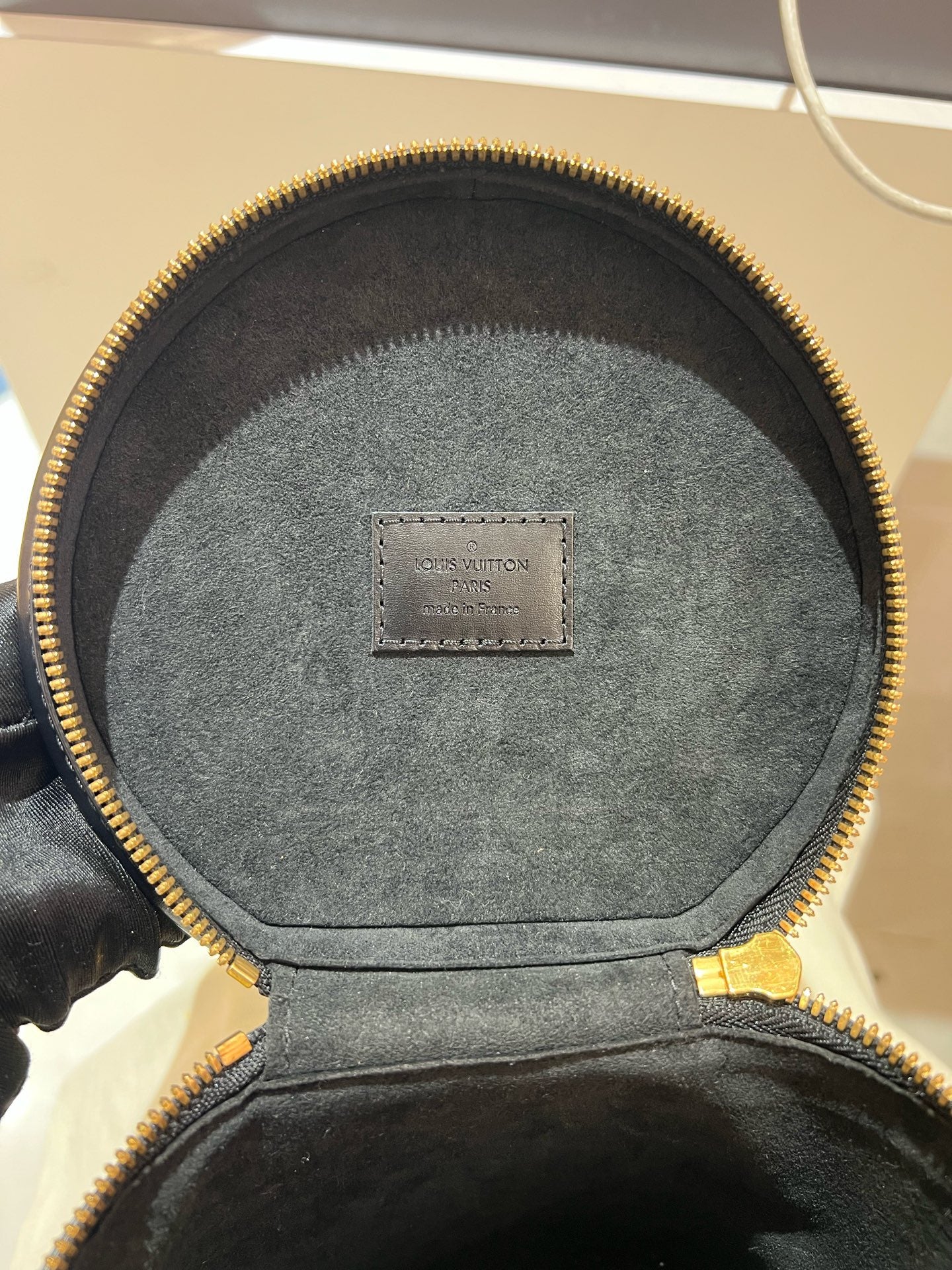 Louis Vuitton - Cannes - Monogram coated canvas with black cowhide leather trim and black microfiber lining - Brown - (mini)