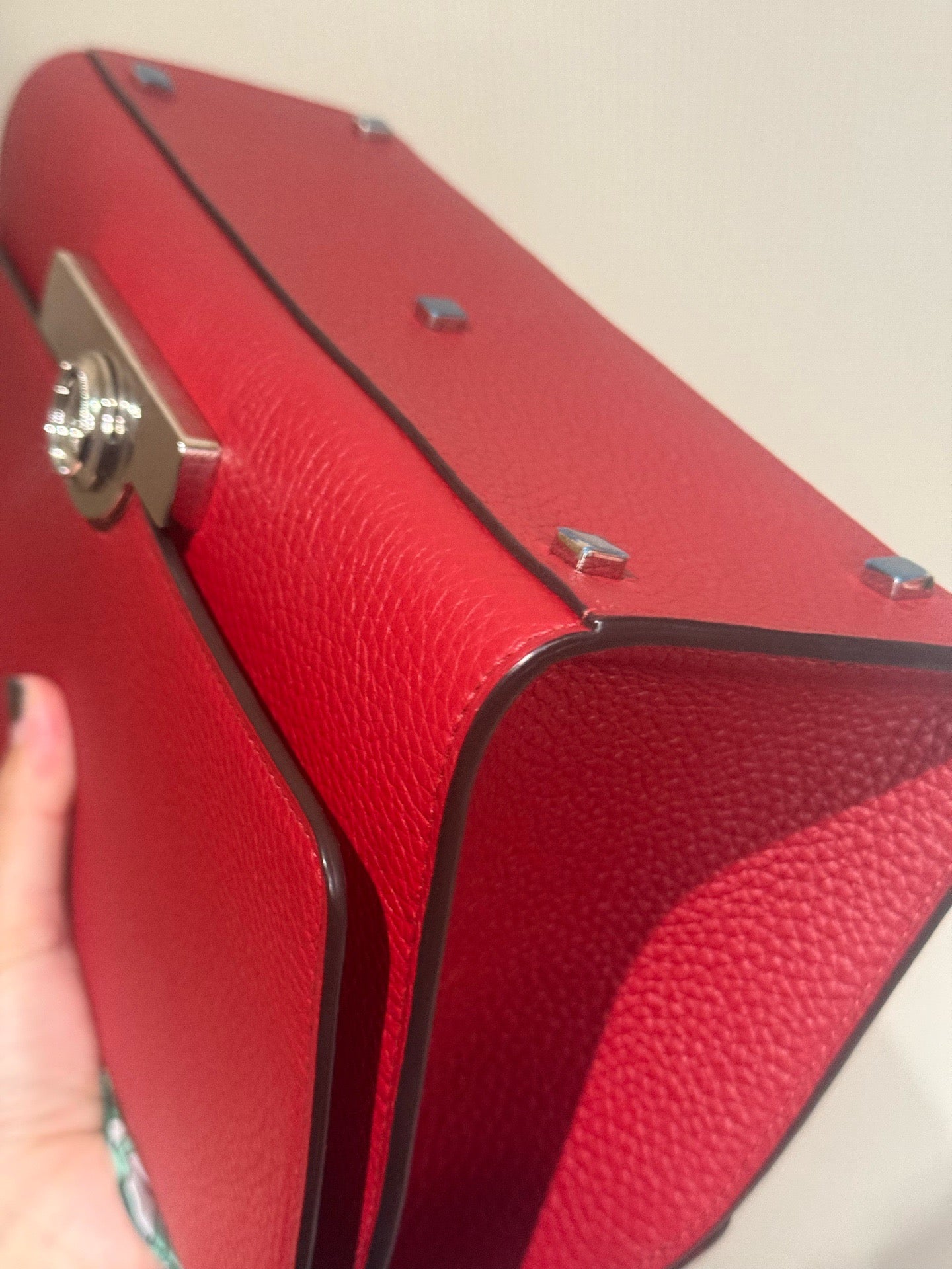 Moynat - Rejane - Grained calfskin leather - Red - (Medium)