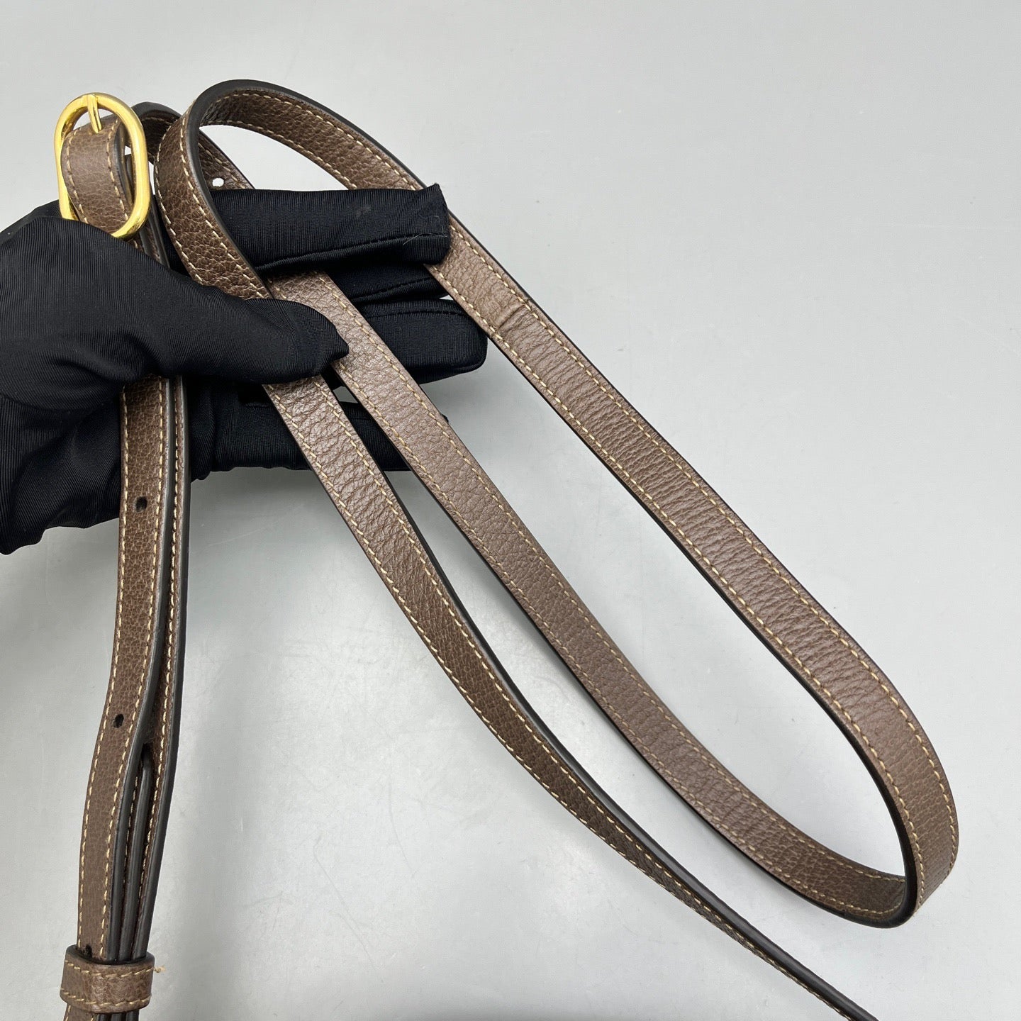 Gucci - Ophidia GG Camera Bag - GG Supreme canvas with leather trim - Brown - (mini)