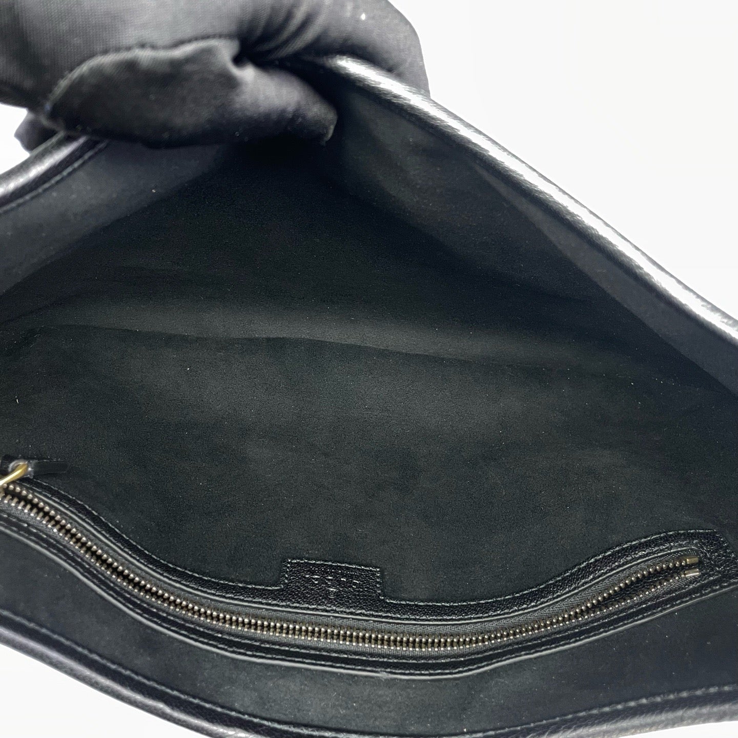 Gucci - Half Moon Shoulder Bag - Leather - Black - (medium)