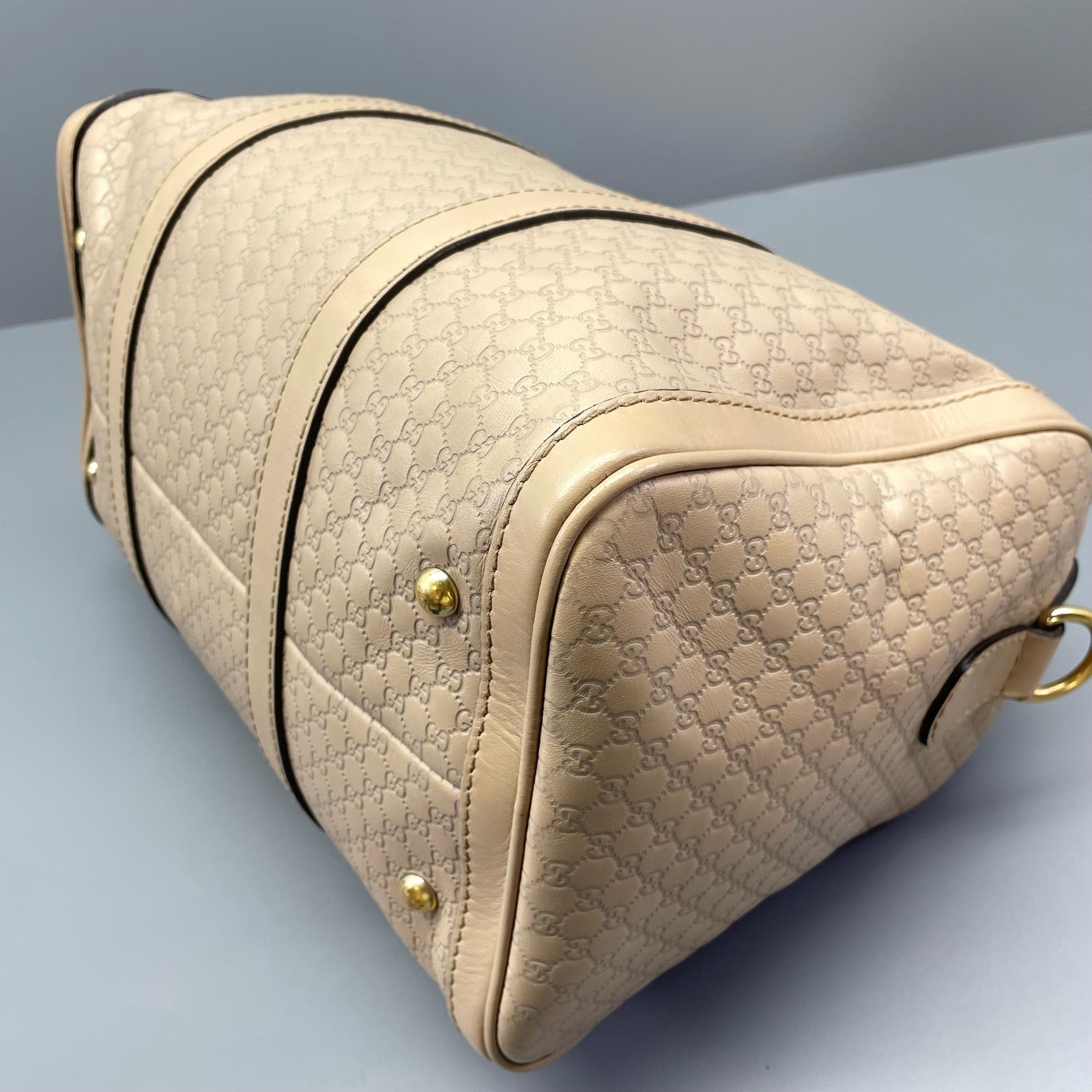 Gucci - Boston Pillow Bag - Leather - Beige - (medium)