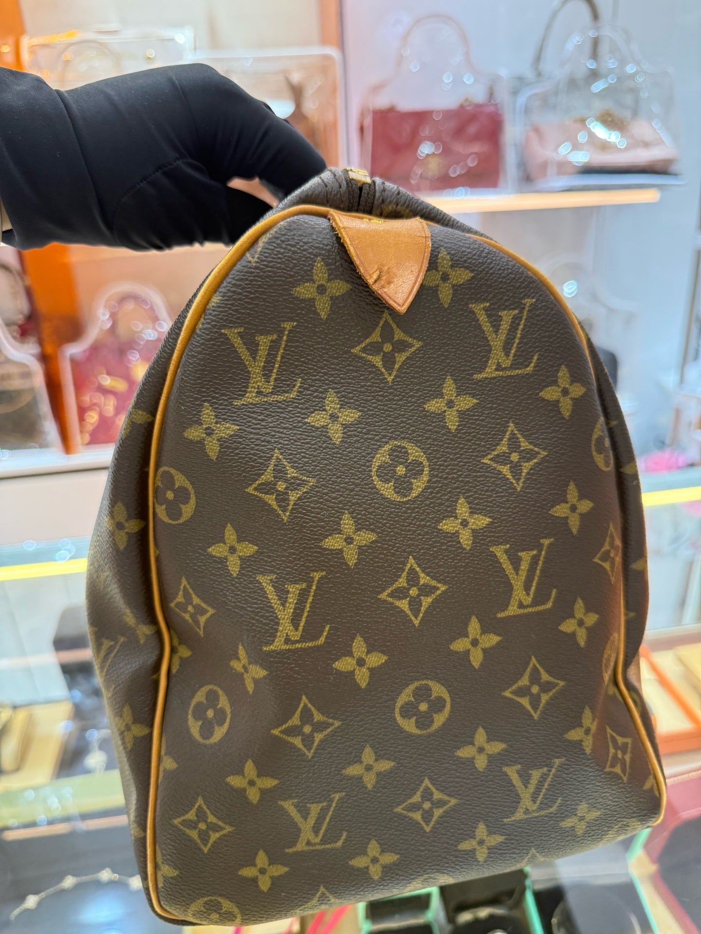 Louis Vuitton - Keepall 45 - Monogram coated canvas with Vachetta leather trim - Brown - (large)