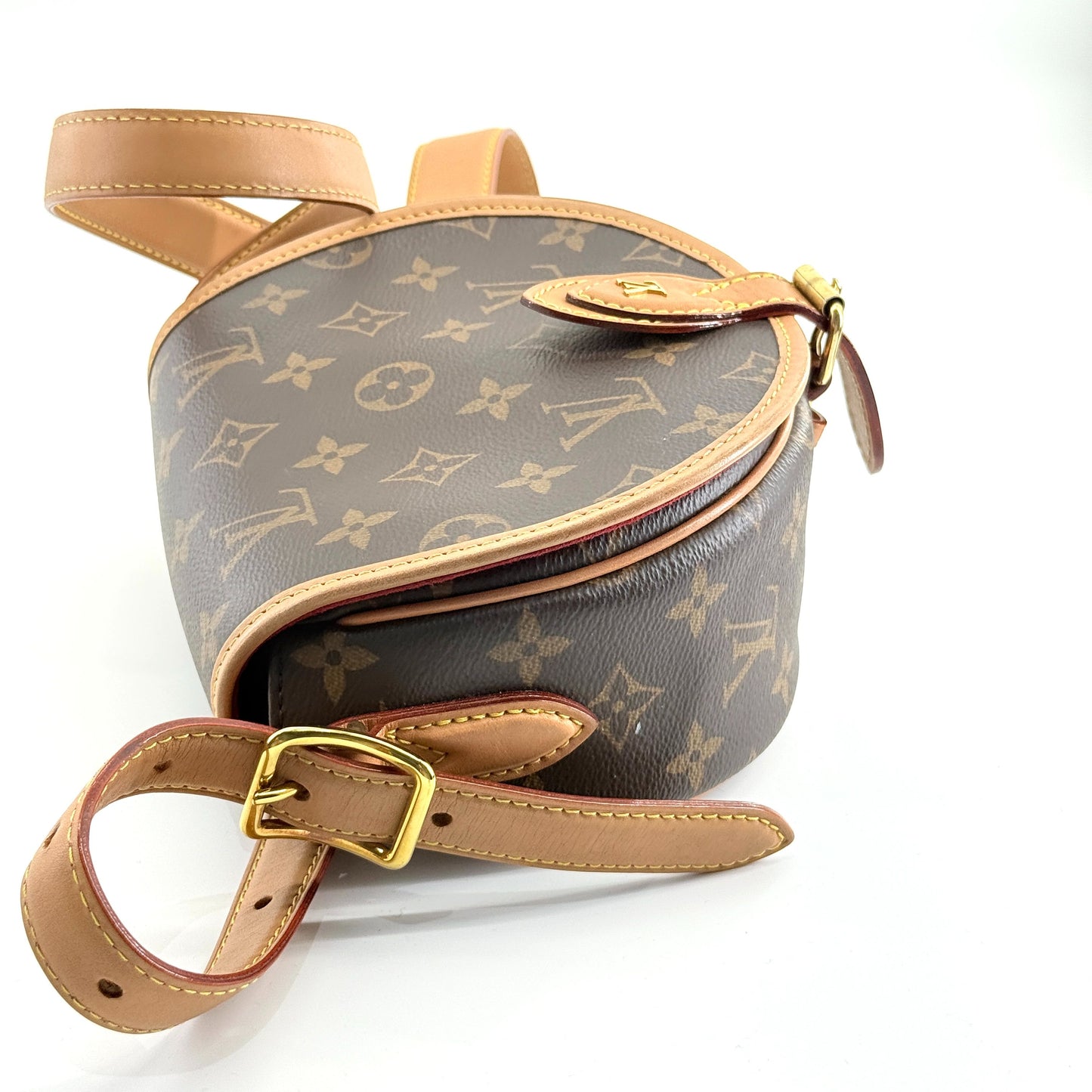 Louis Vuitton - Monogram Half Moon Bag (PL2230) - Monogram coated canvas with Vachetta leather trim - Brown - (mini)