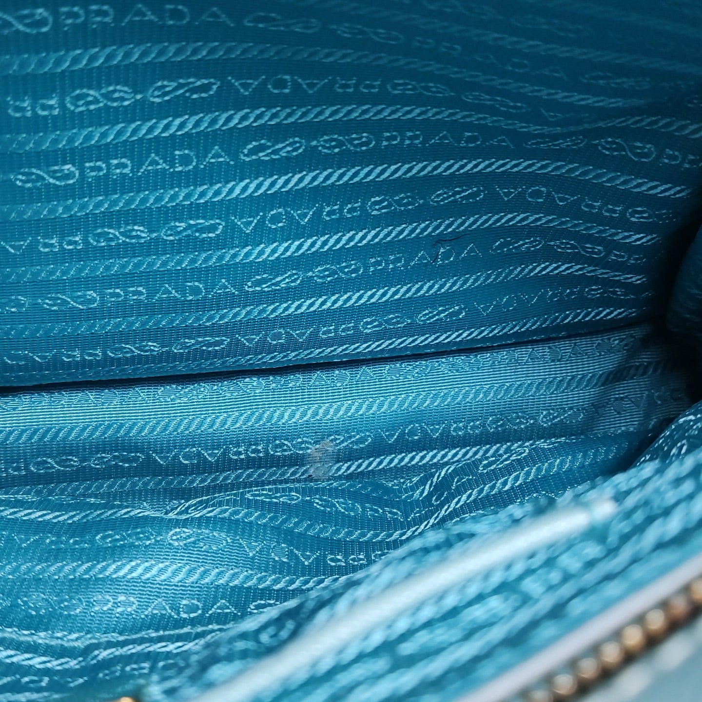 Prada - BN1801 Saffiano Lux Tote - Saffiano leather - Blue - (medium)
