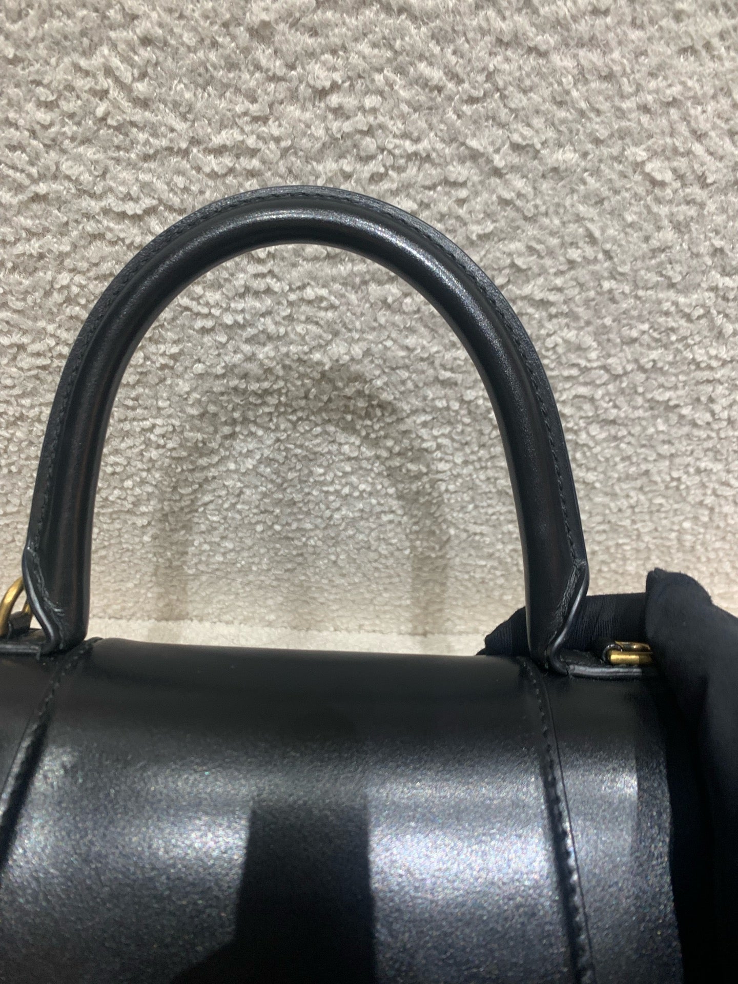 Balenciaga - Hourglass - Smooth calfskin leather - Black - (Small)