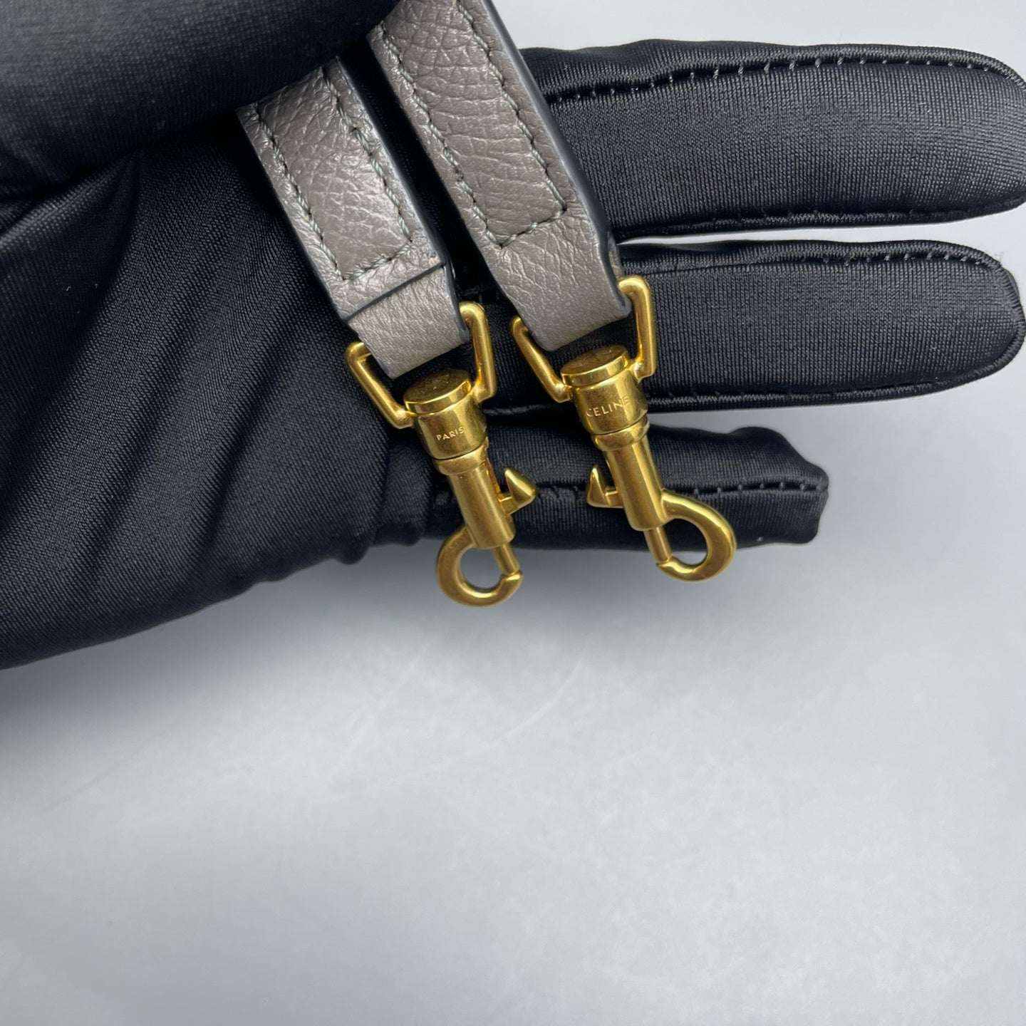 Celine - Belt Bag Nano - Grained leather - Elephant Grey - (mini)