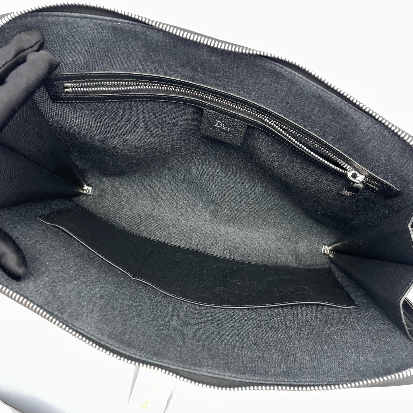Dior - Grained Leather Briefcase - Leather - Black - (medium)