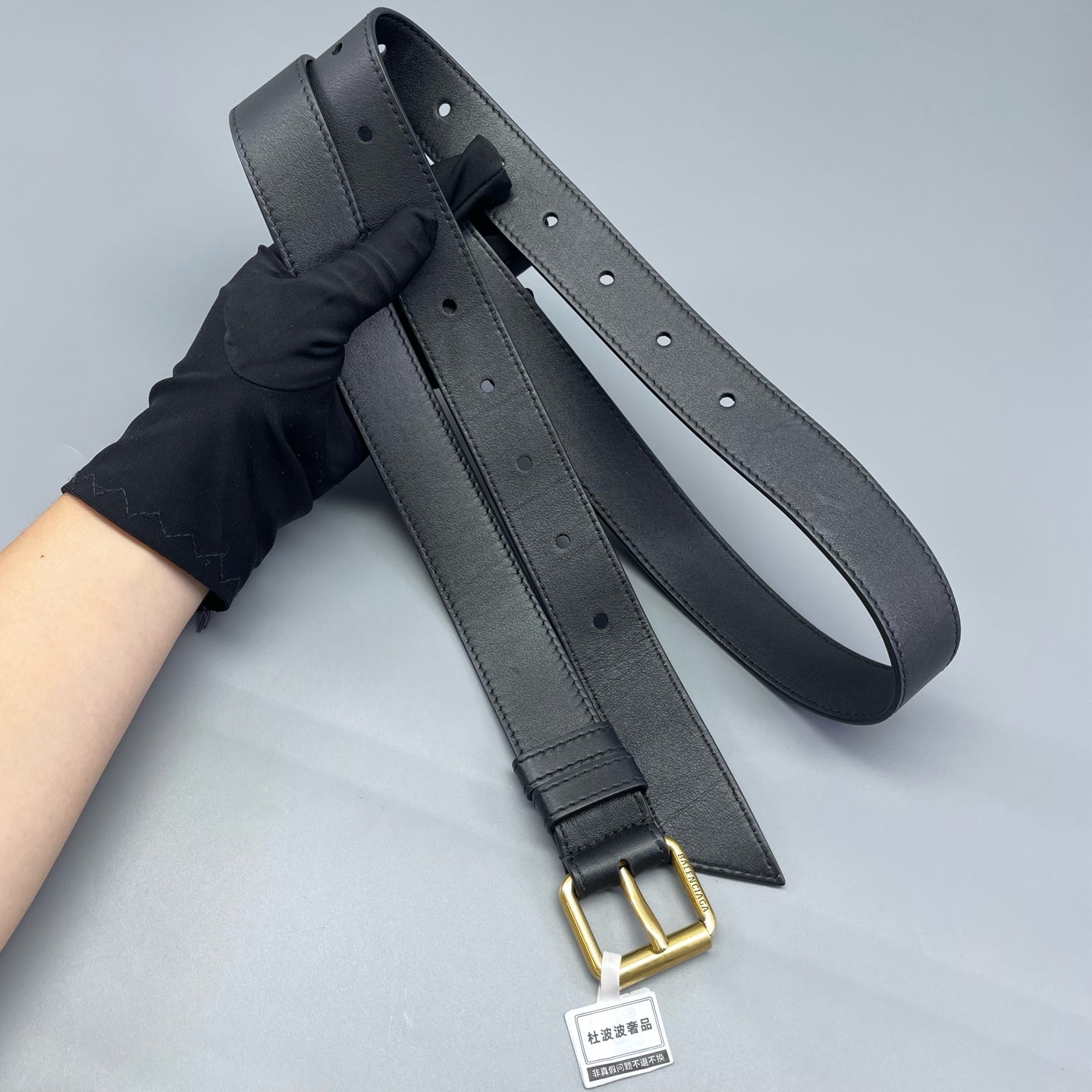 Balenciaga - Hourglass Bag - Smooth calfskin leather - Black - (Medium)