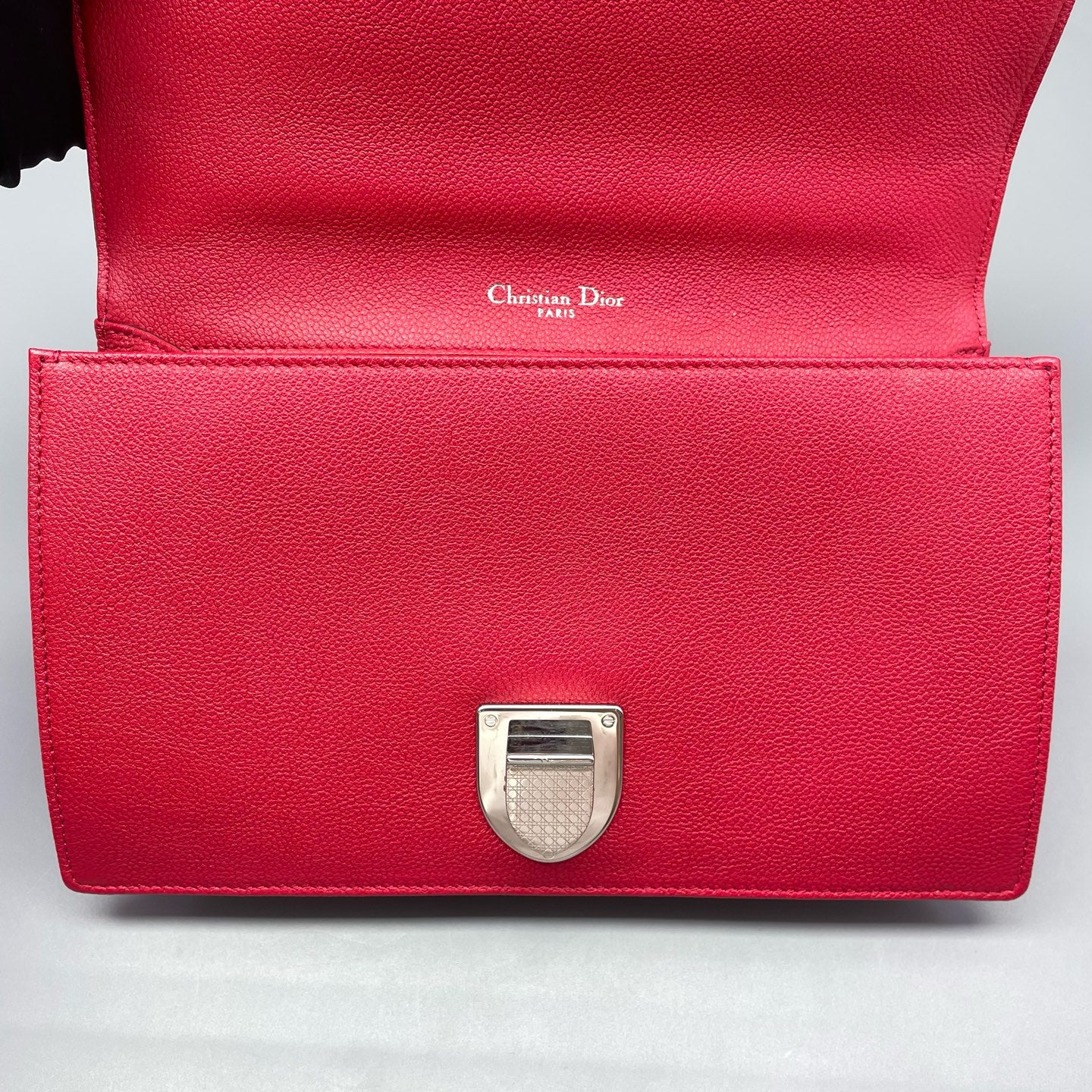 Dior - Diorama Flap Bag - Grained calfskin leather - Red - (Medium)