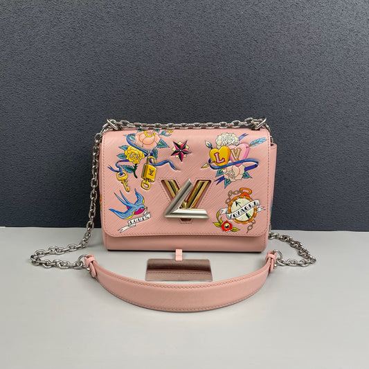 Louis Vuitton - Twist MM Tattoo - Leather - Pink - (Medium)