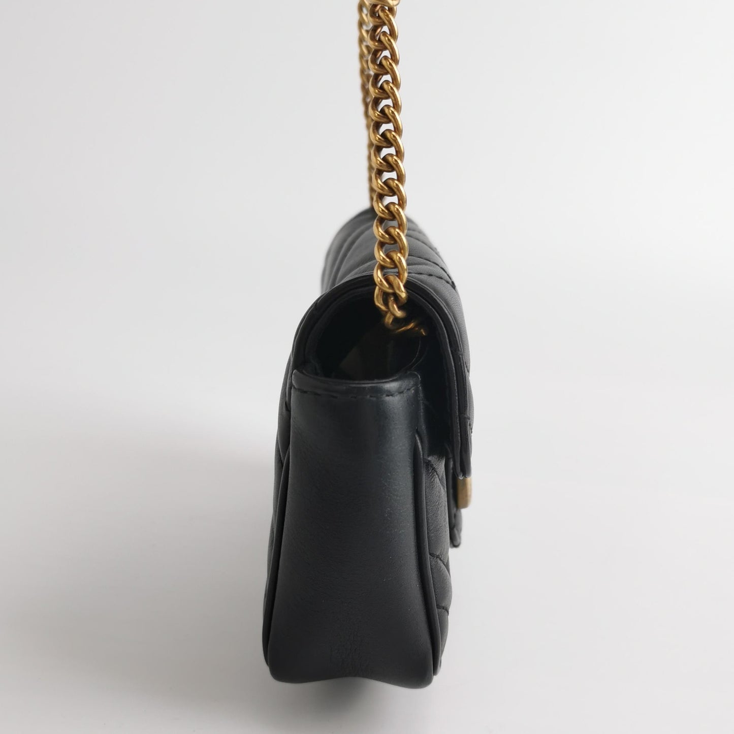 Gucci - Marmont Super Mini - Leather - Black - (mini)