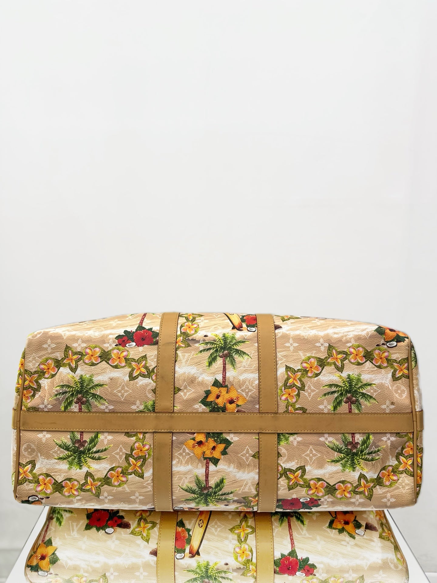Louis Vuitton - Keepall 50 Blossom Floral SS24 Limited Edition - Coated canvas with Vachetta leather trim - Multicolour - (Large)