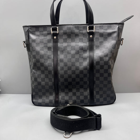 Louis Vuitton - Tadao - Damier Graphite canvas with leather trim - Black - (Large)