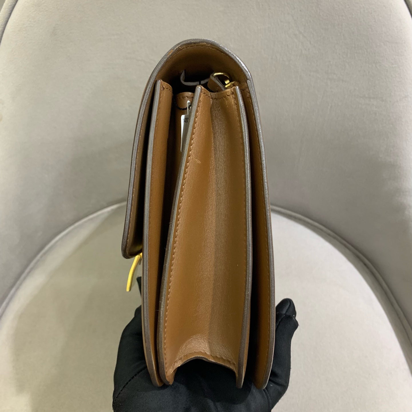 Celine - Classic Box - Calf leather - Brown - (medium)